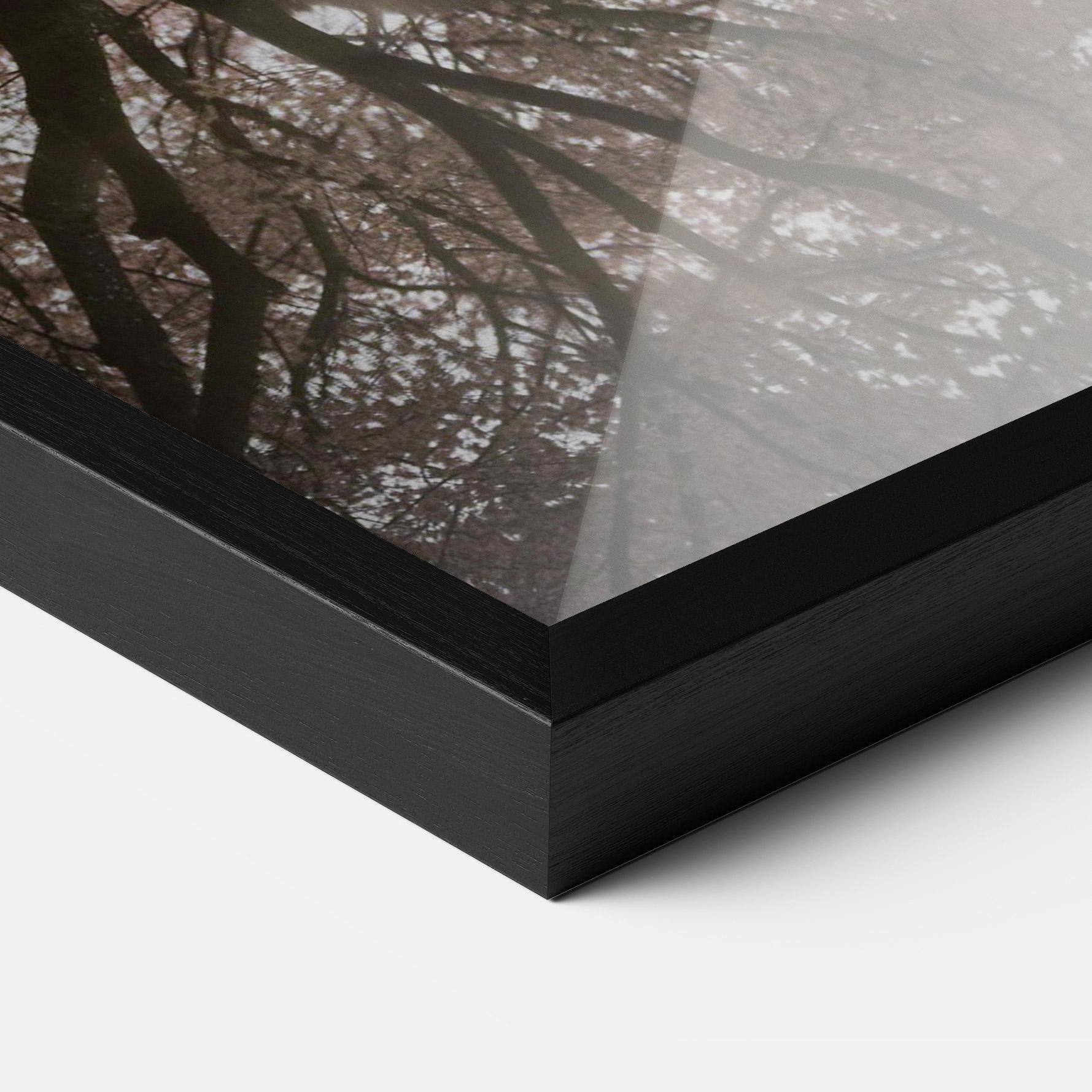 Keretezett Poszter Pretty Pink Spring Tree mockup 3