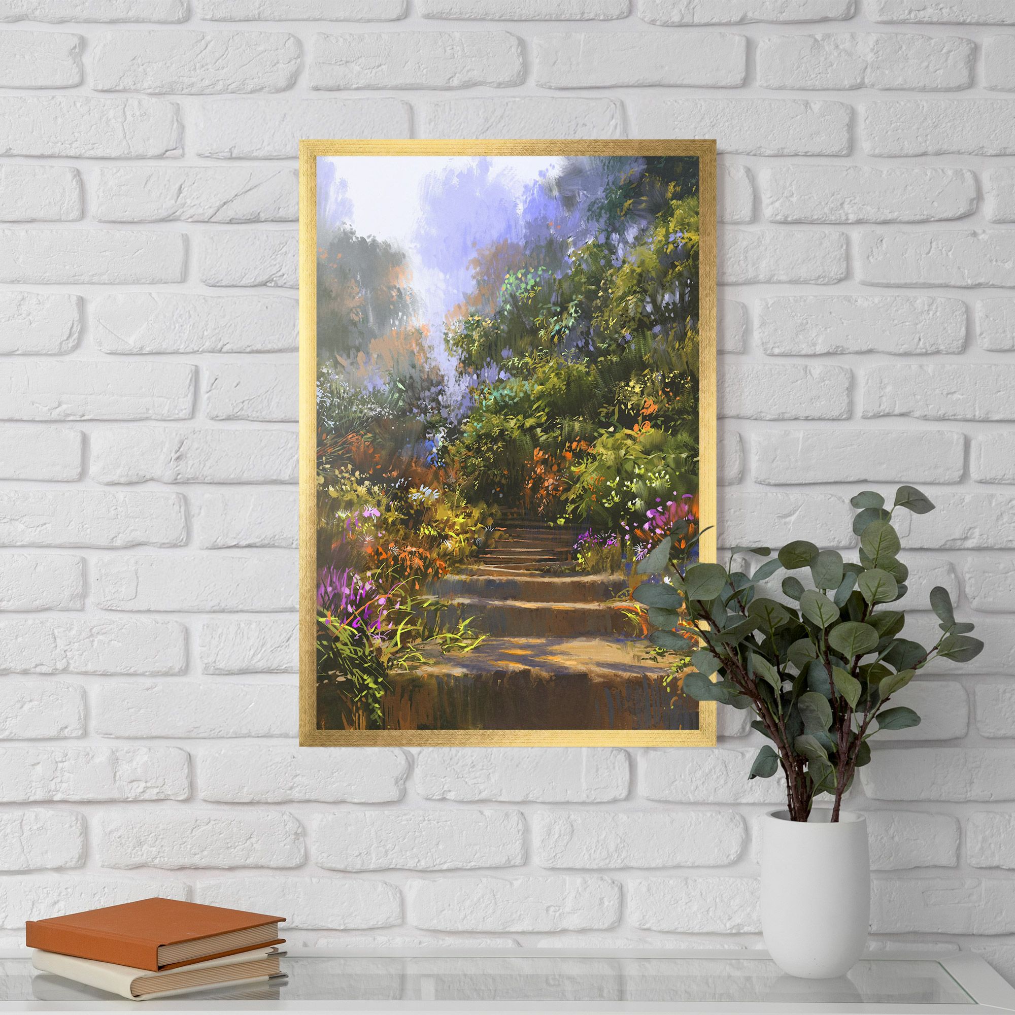 Spring Staircase Painting mockup 5