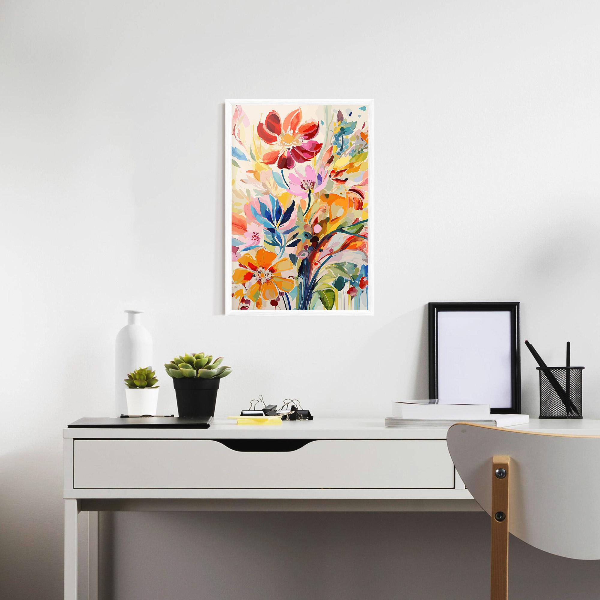 Keretezett Poszter Red Orange Spring mockup 7