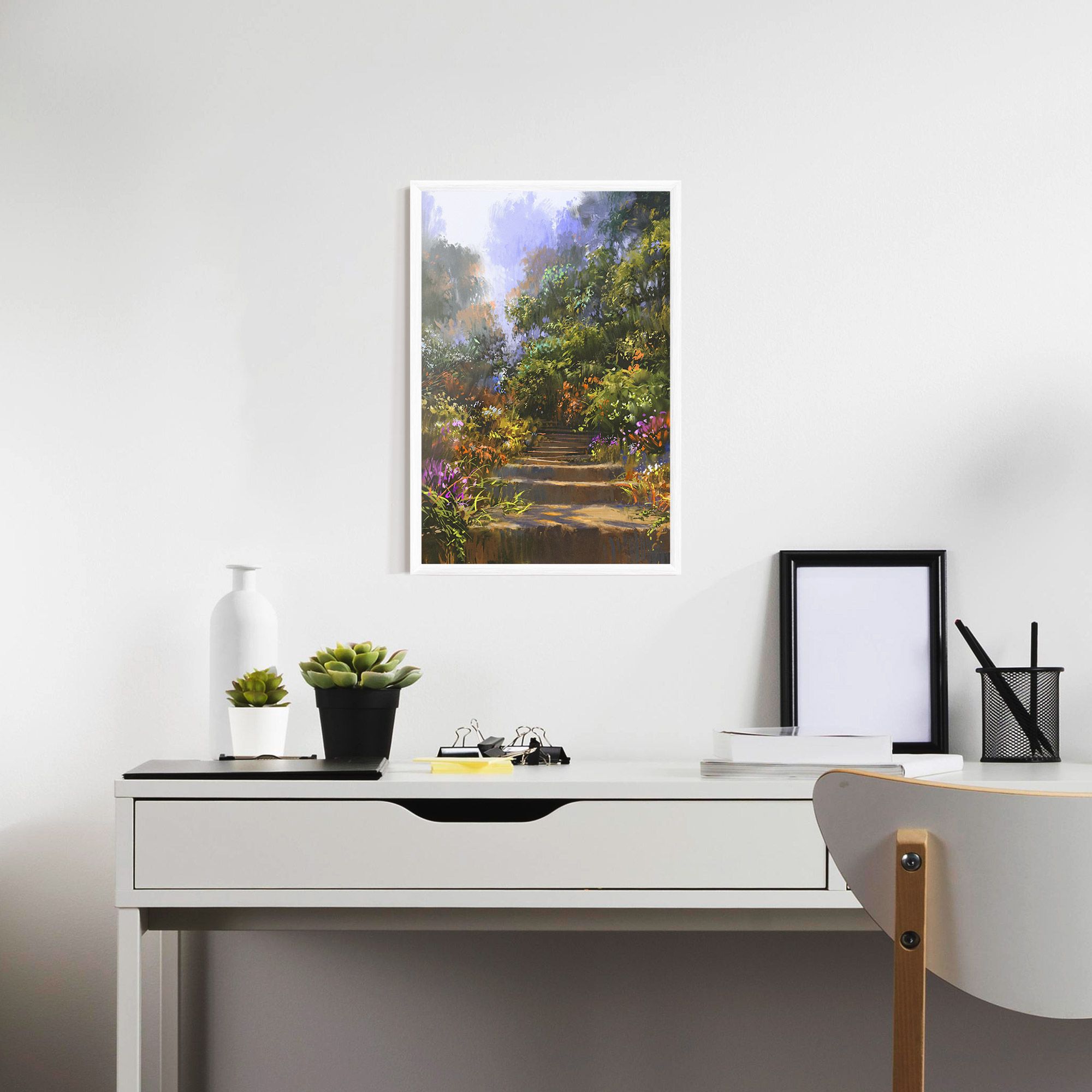 Spring Staircase Painting mockup 7