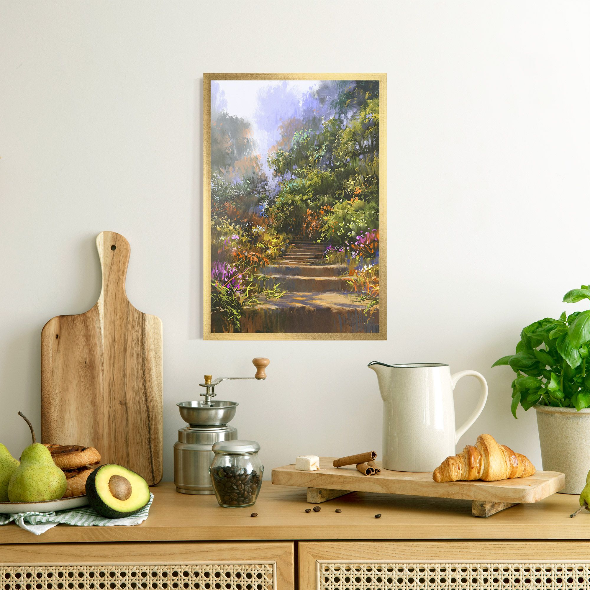 Spring Staircase Painting mockup 8