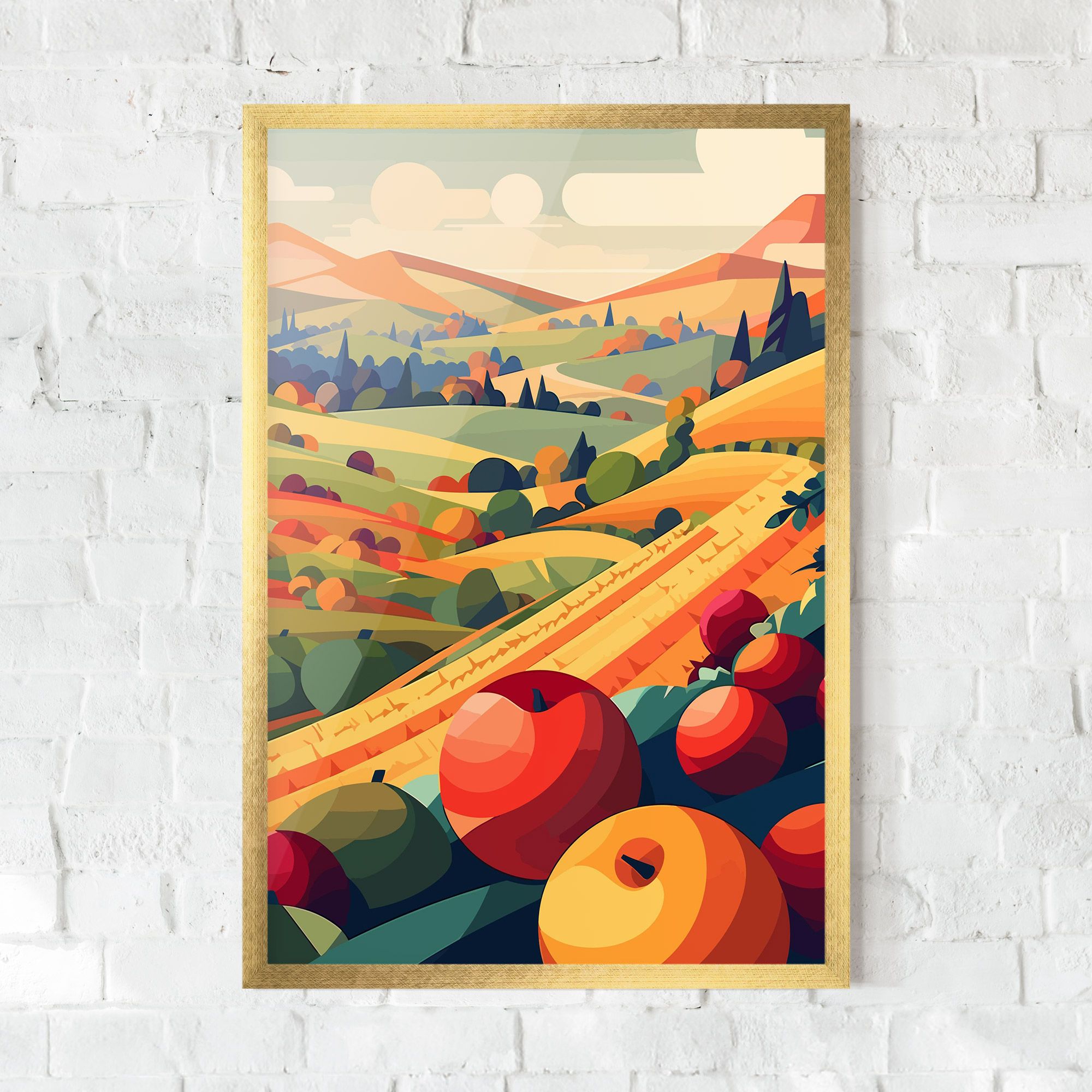 Autumn Rural Fruits mockup 0