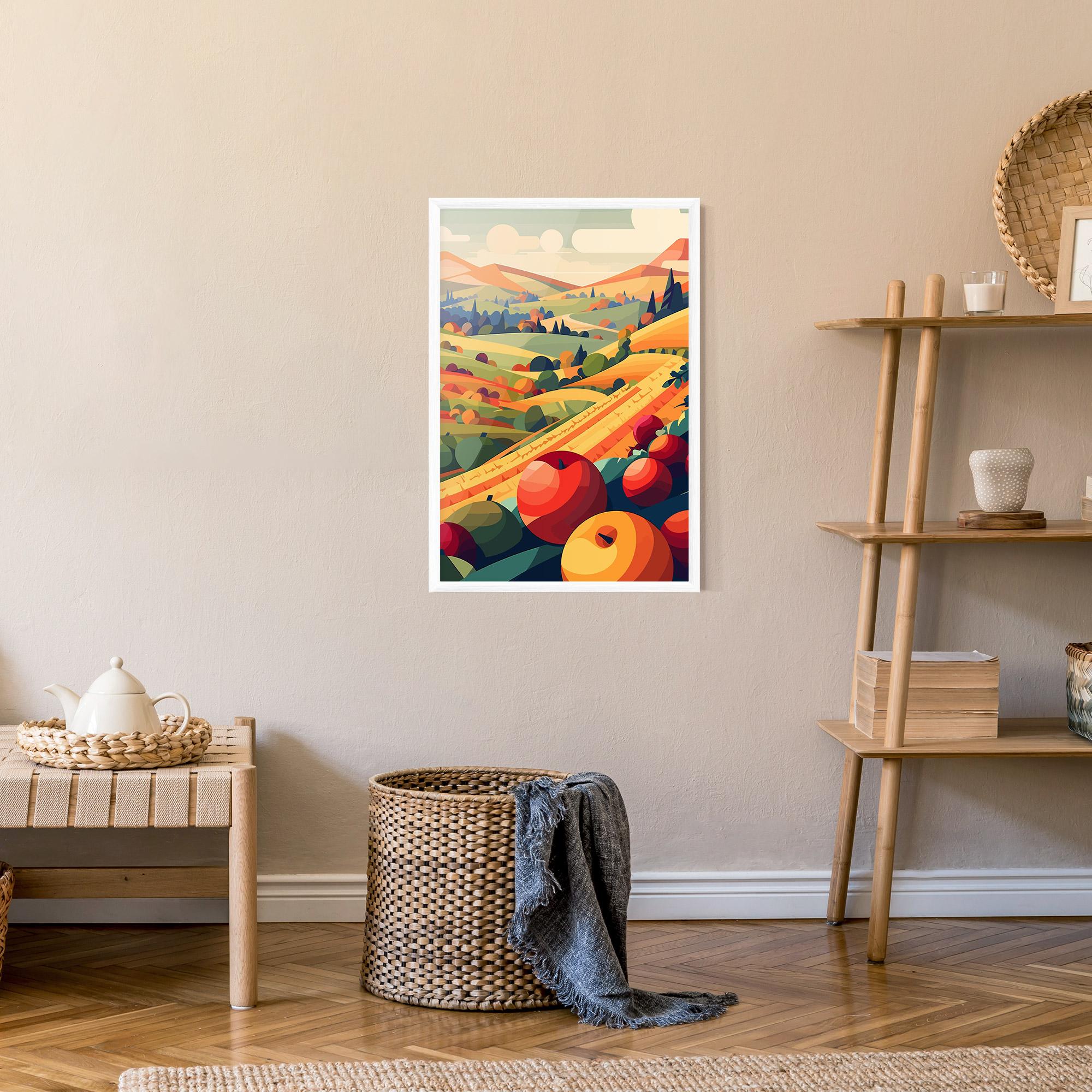Keretezett Poszter Autumn Rural Fruits mockup 9