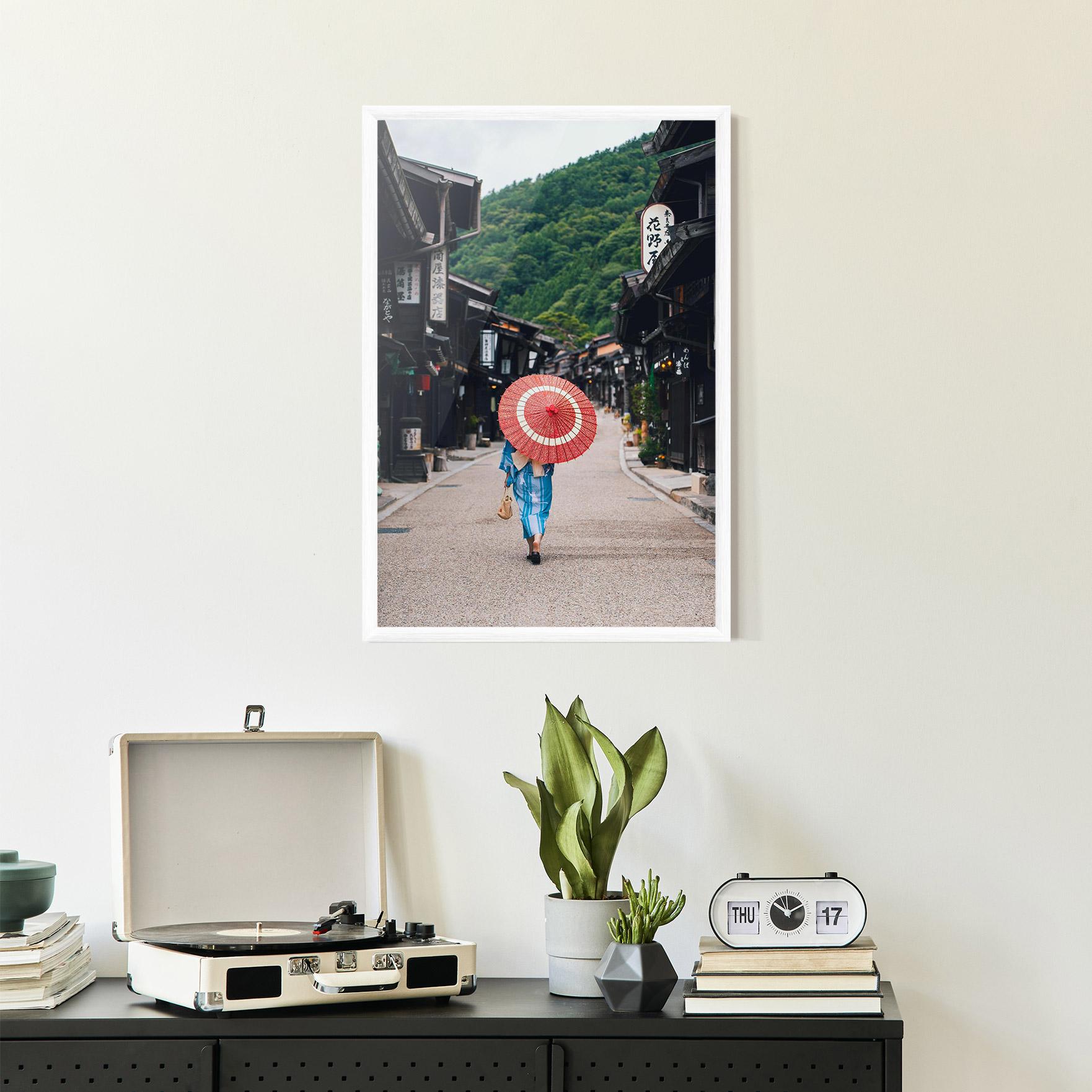 Keretezett Poszter China Roads mockup 2