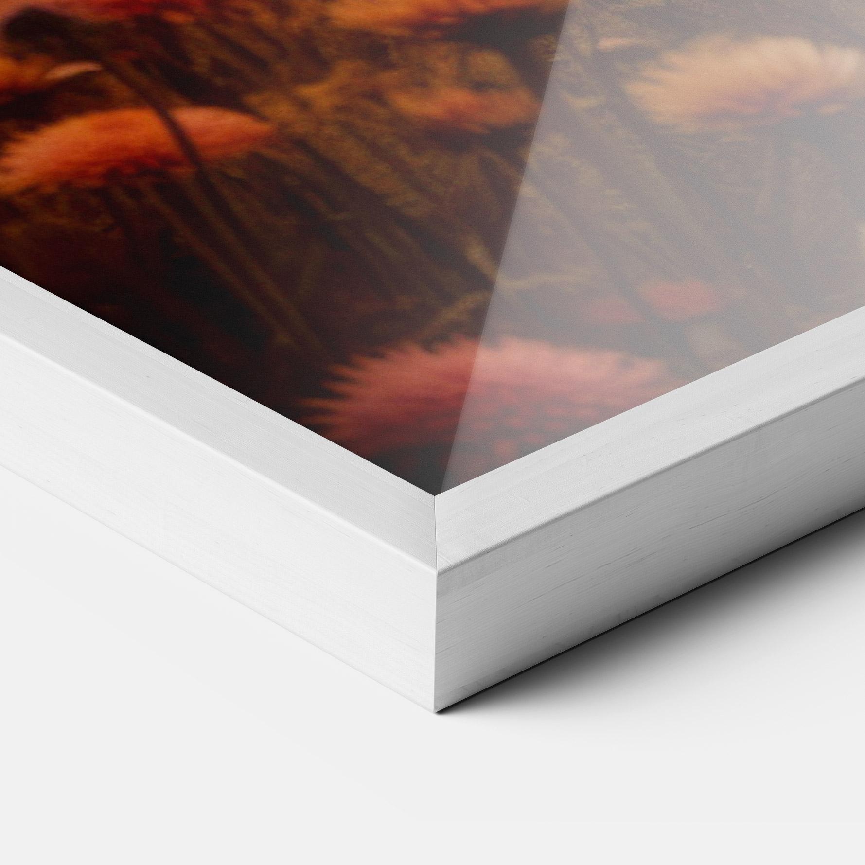 Keretezett Poszter Small Cabin Field mockup 3