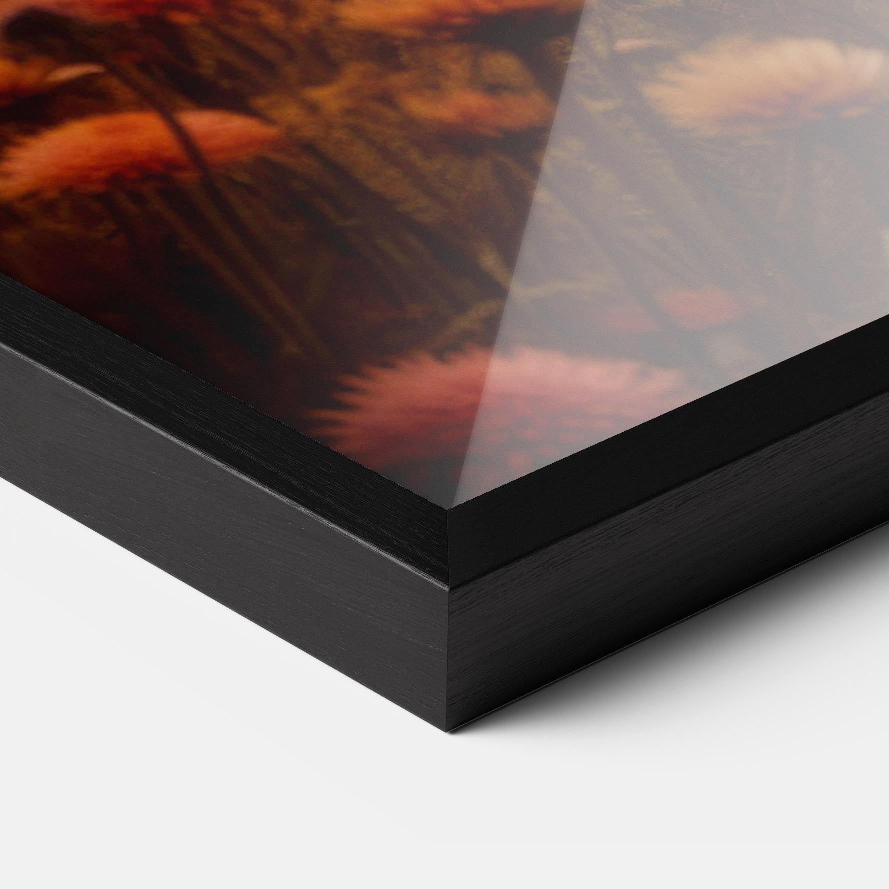 Keretezett Poszter Small Cabin Field mockup 3