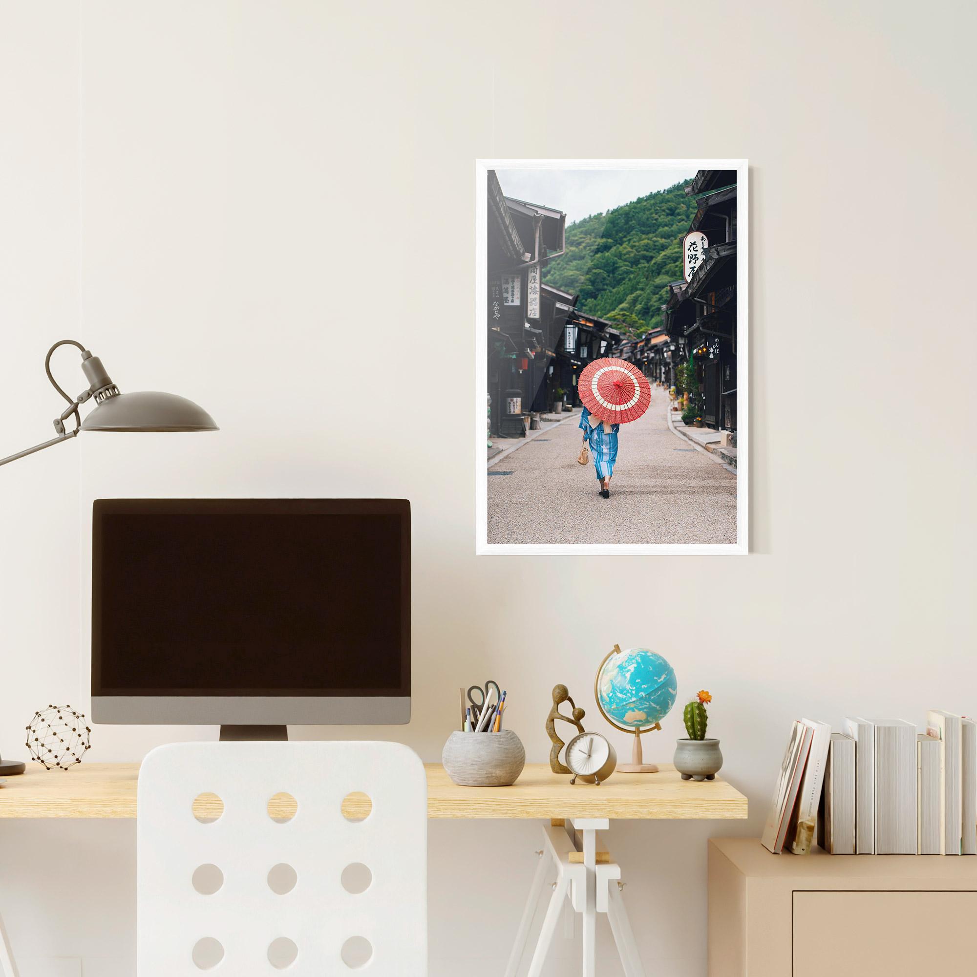 Keretezett Poszter China Roads mockup 6