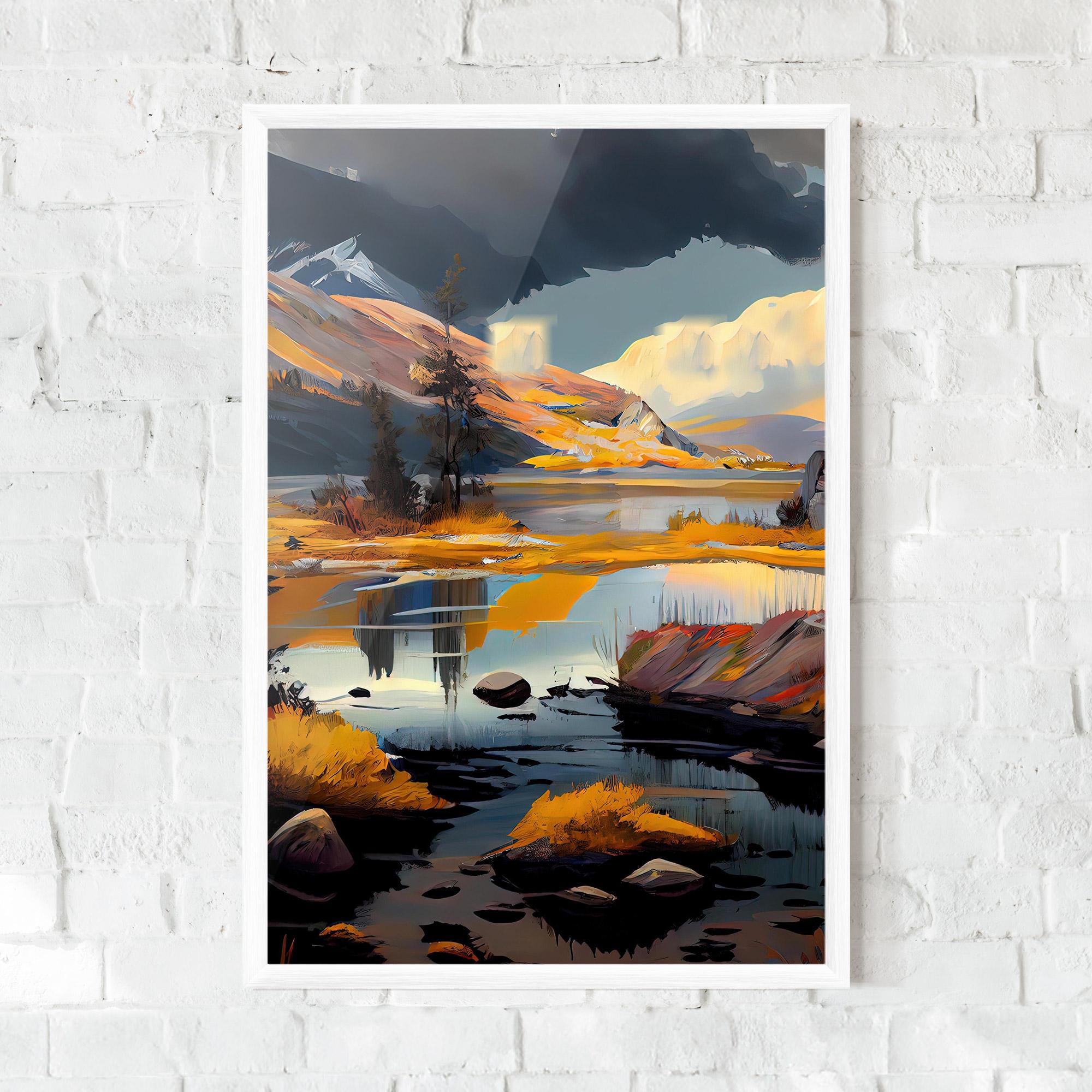 Keretezett Poszter Autumn Landscape mockup 0