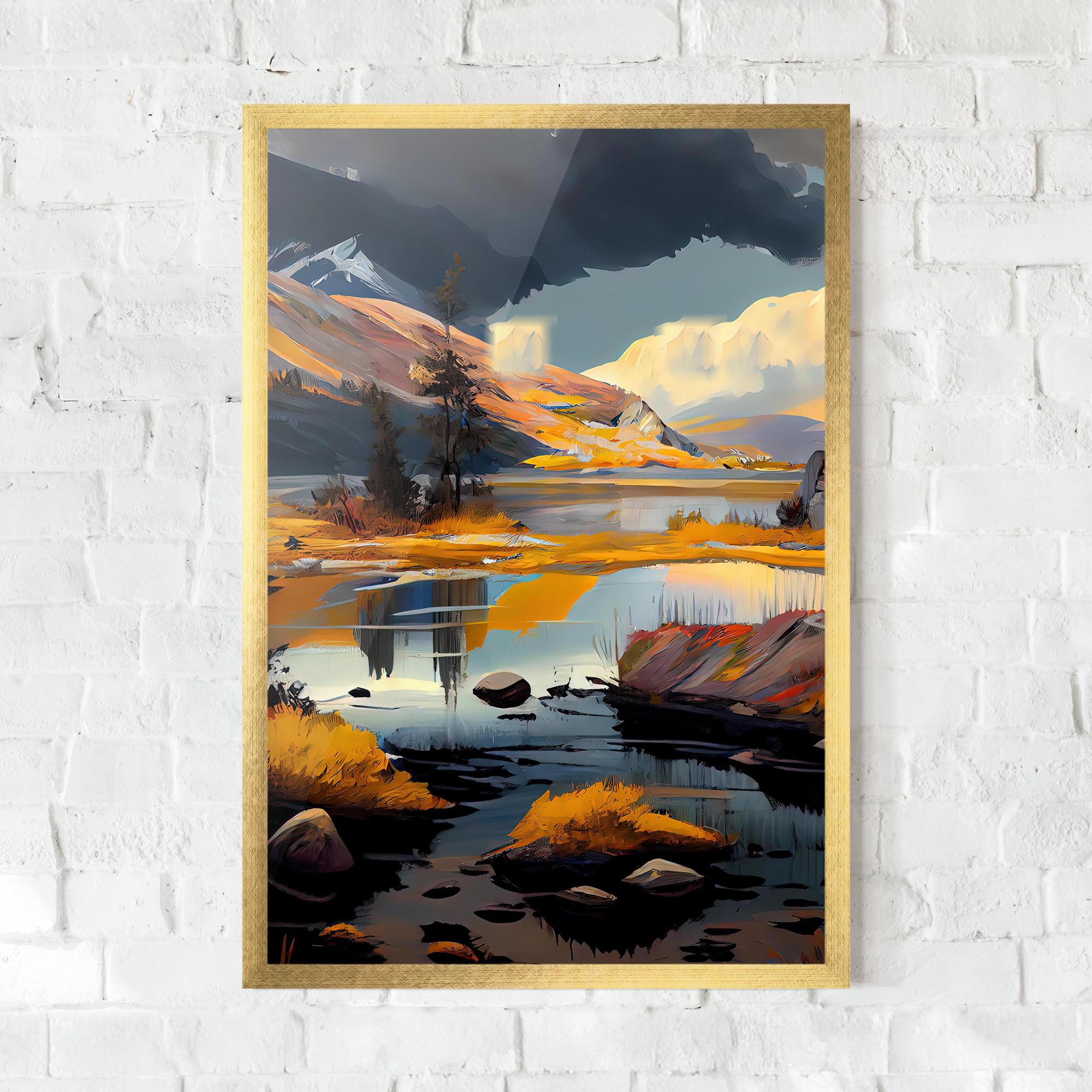 Keretezett Poszter Autumn Landscape mockup 0