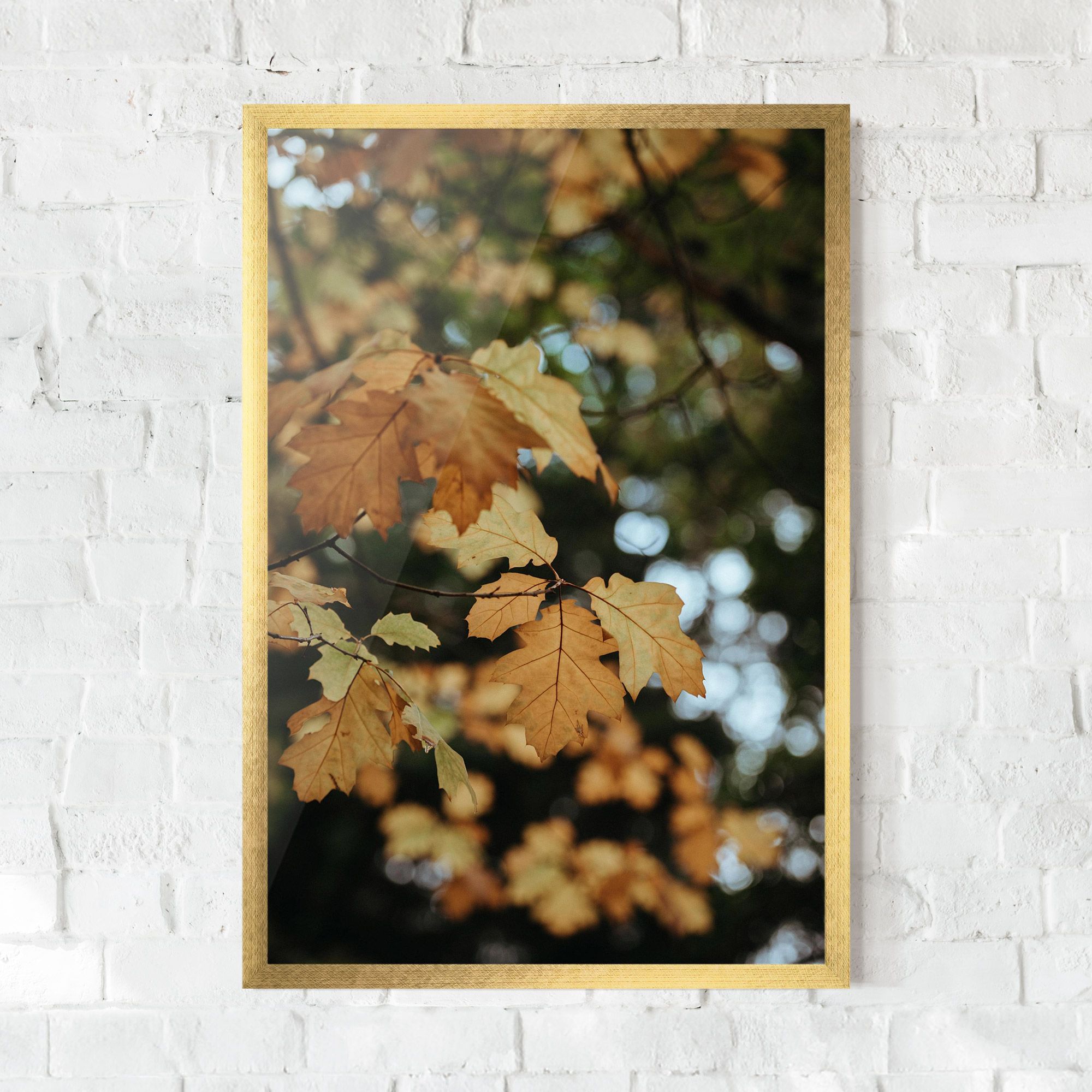Brown Leaves mockup 0