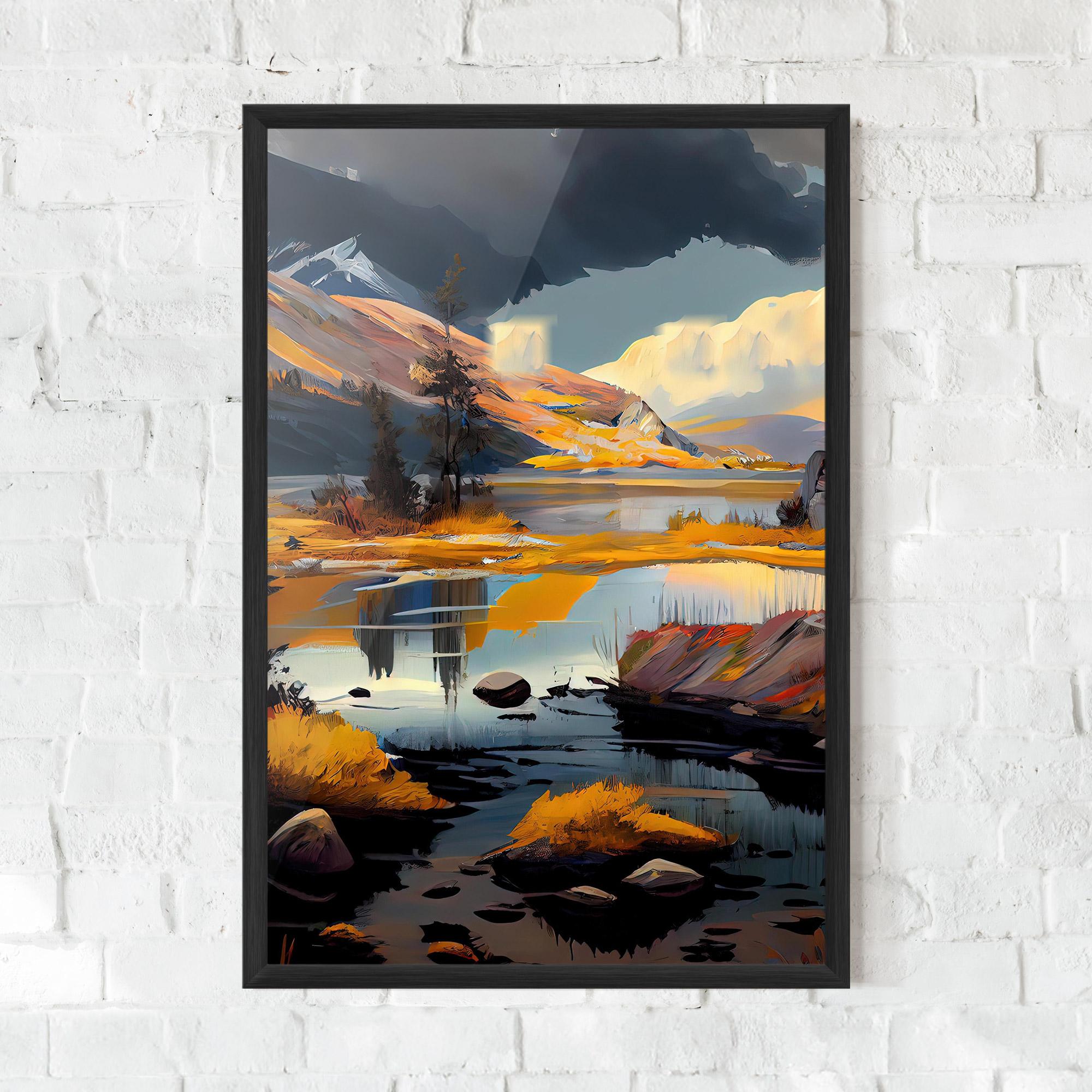 Keretezett Poszter Autumn Landscape mockup 0