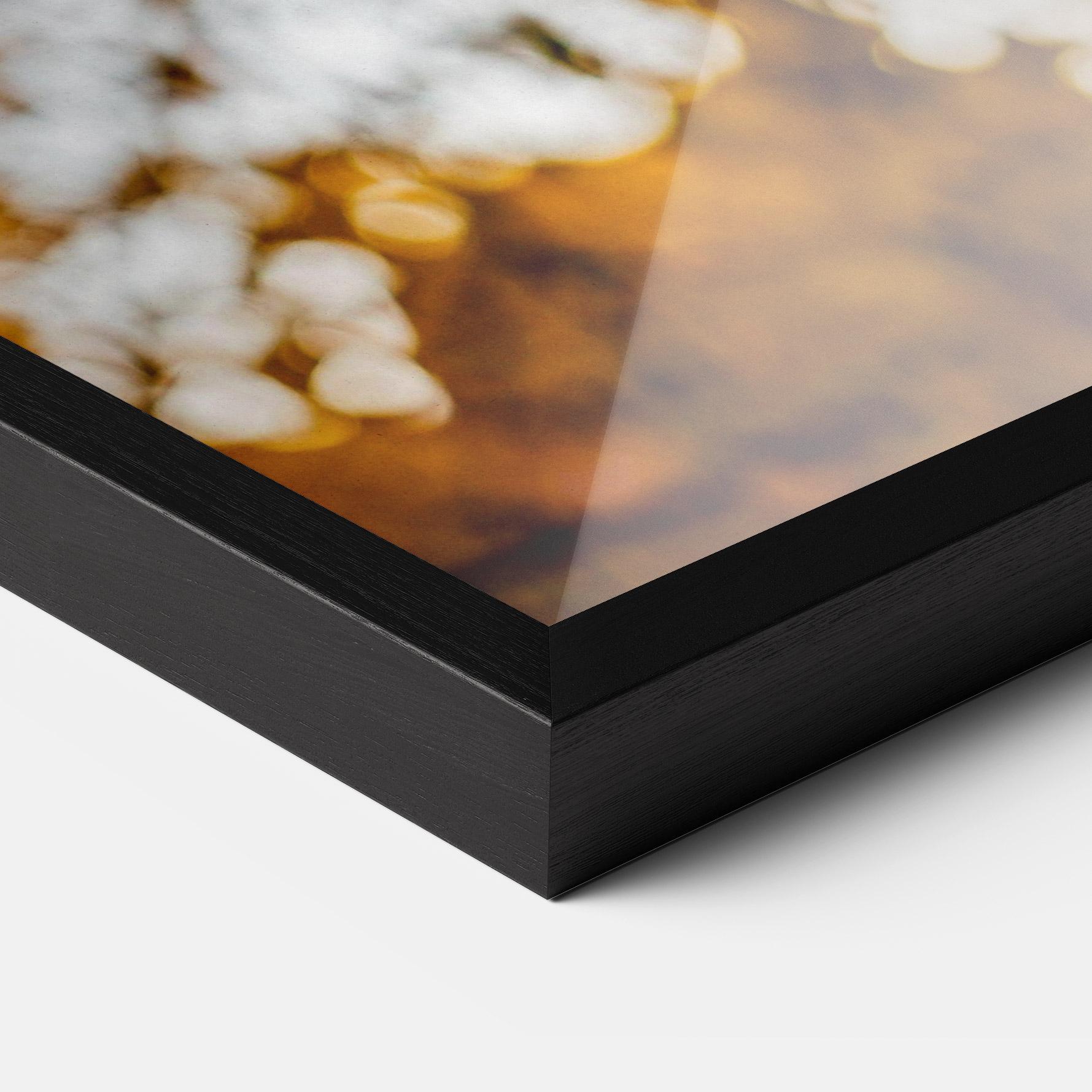 Keretezett Poszter Strong Yellow Leaves mockup 3