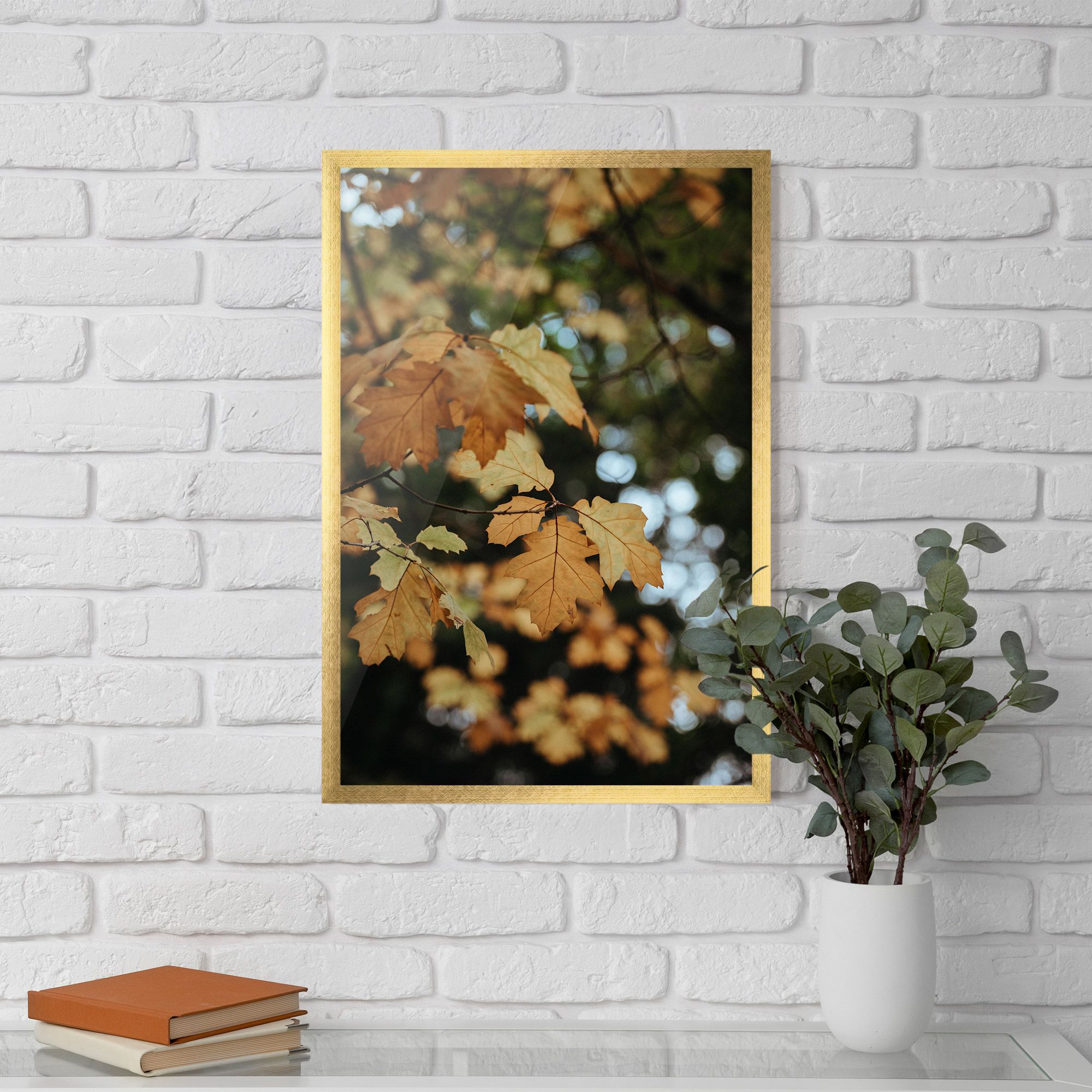 Brown Leaves mockup 5
