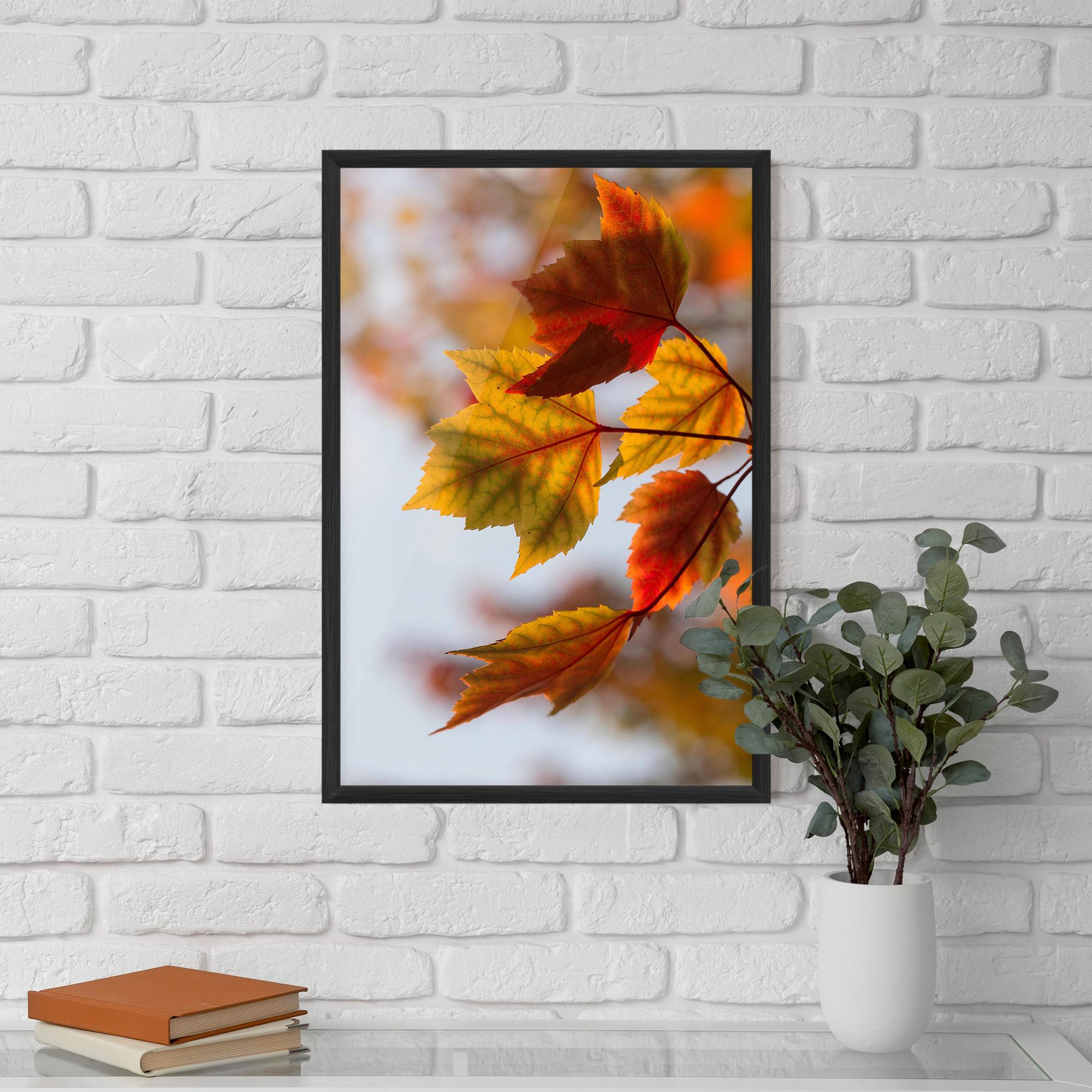 Keretezett Poszter Red Yellow Autumn mockup 5