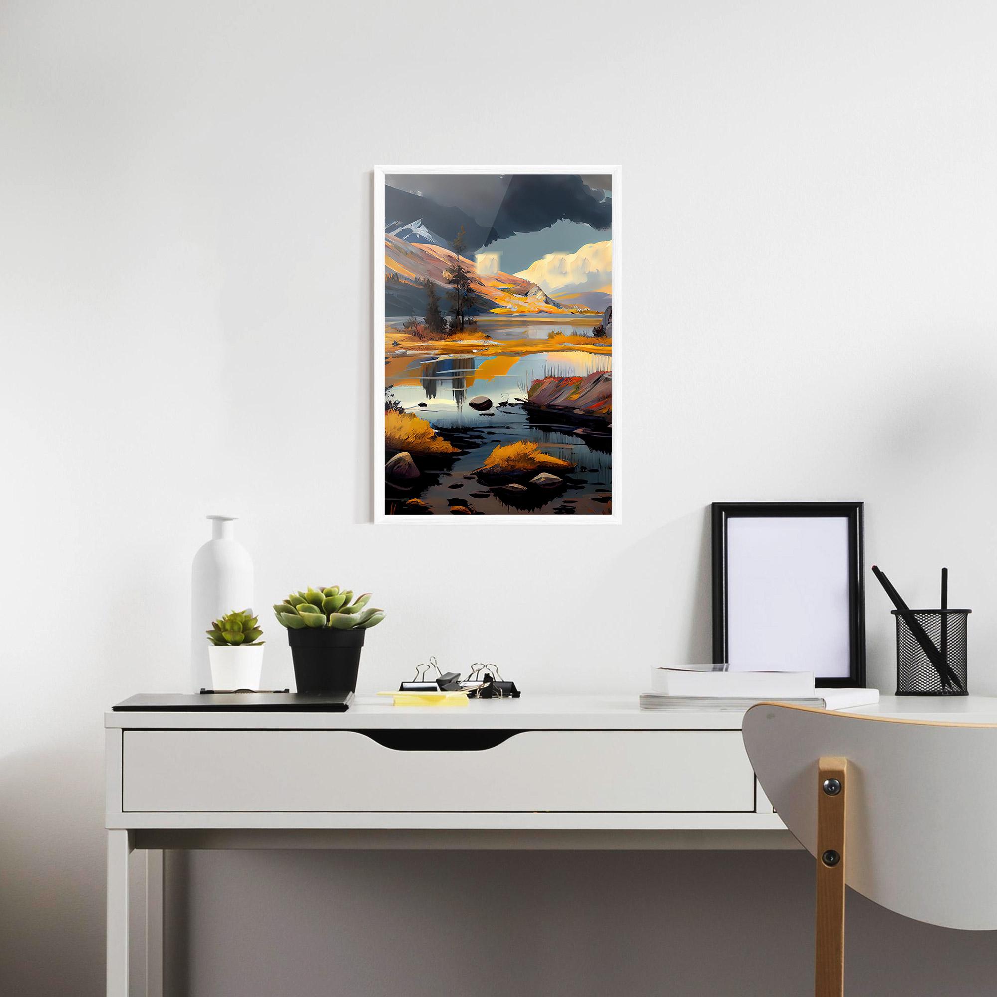 Keretezett Poszter Autumn Landscape mockup 7