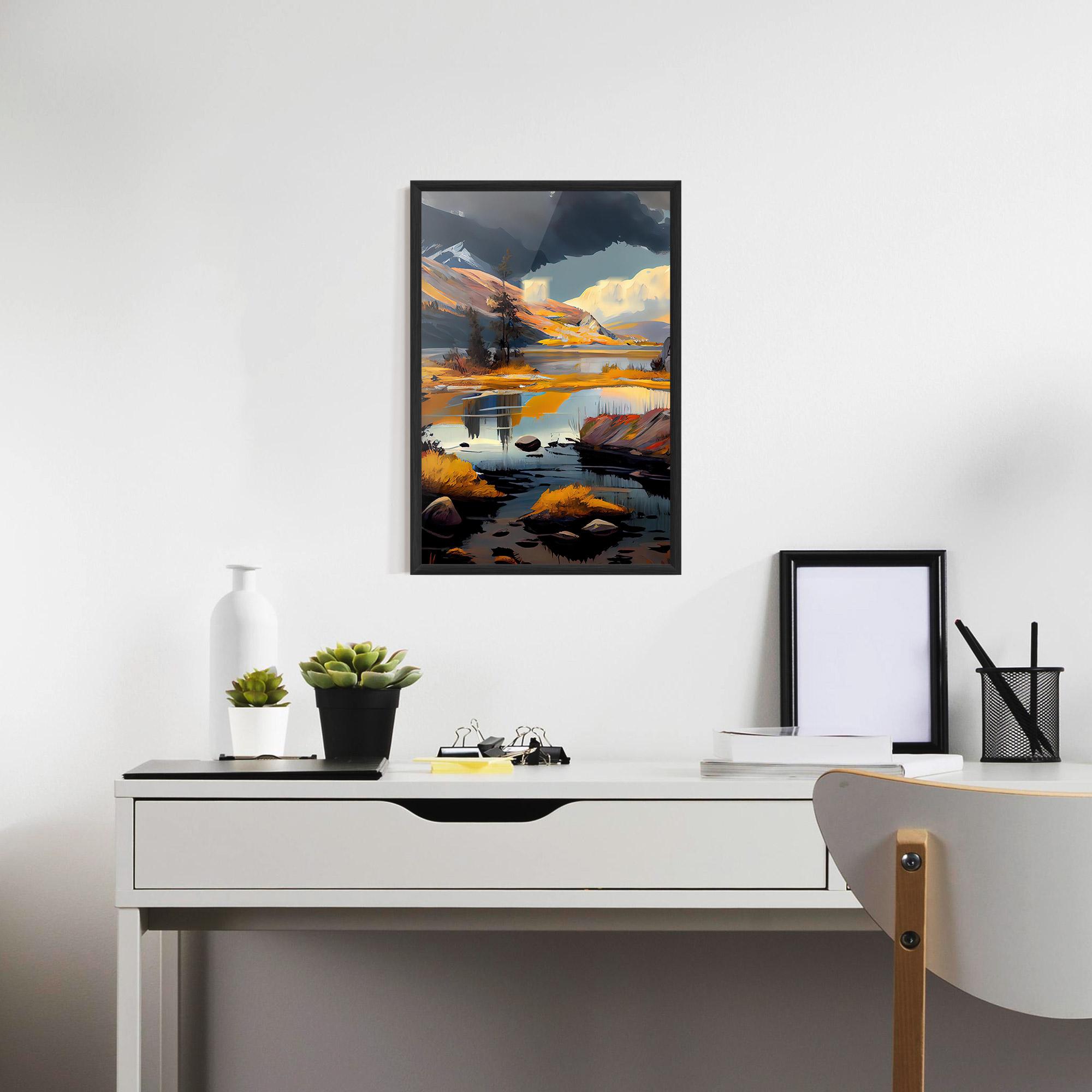 Keretezett Poszter Autumn Landscape mockup 7