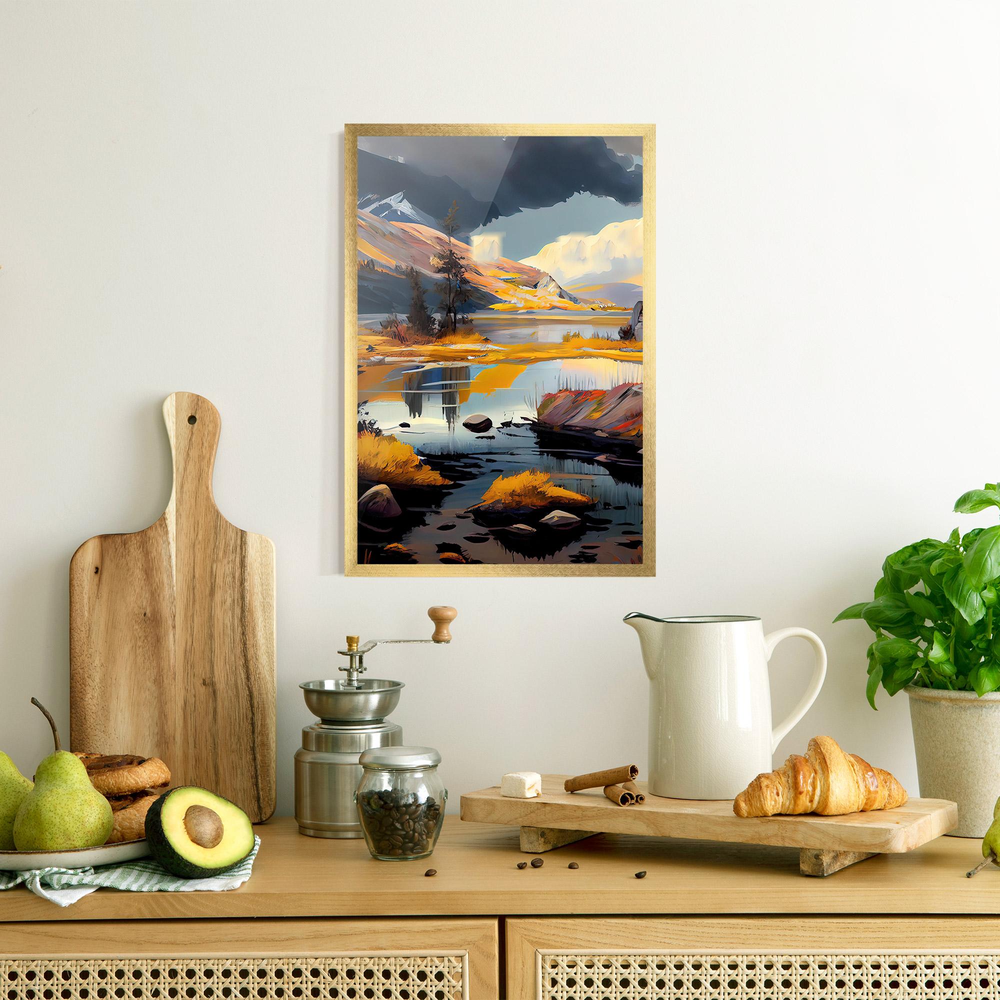 Keretezett Poszter Autumn Landscape mockup 8