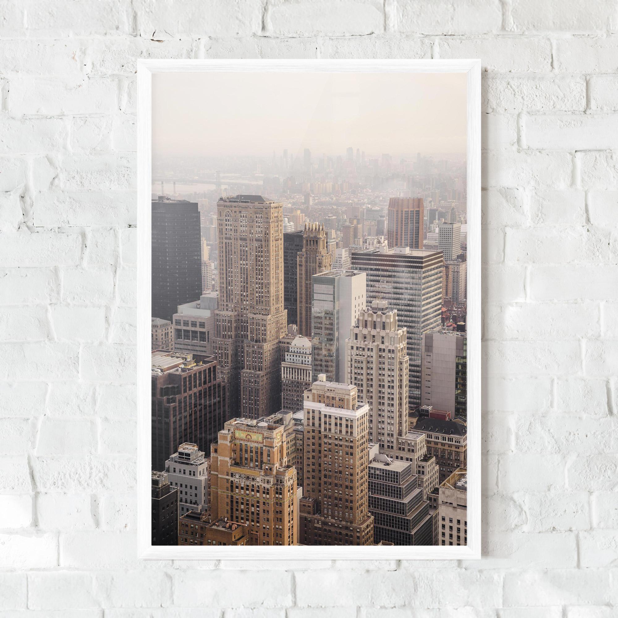 Keretezett Poszter Cream Tower mockup 0