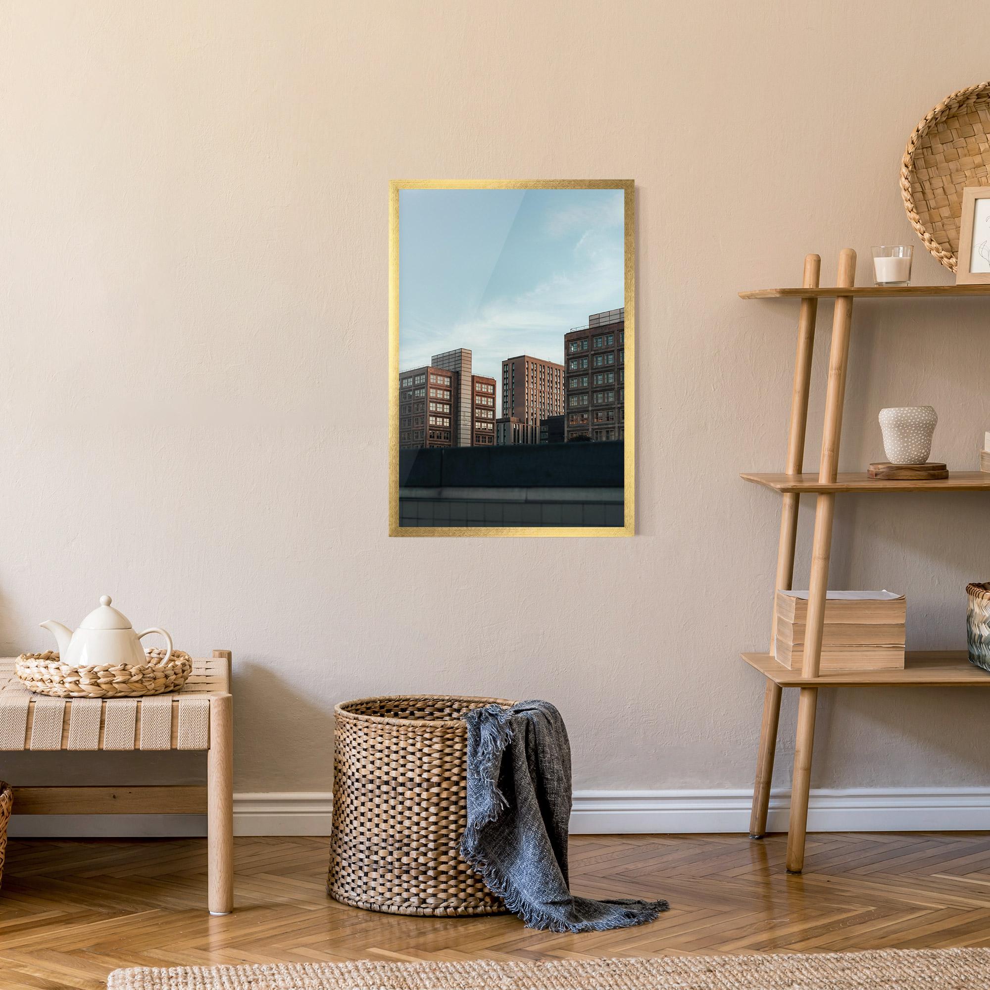 Keretezett Poszter Daylight Building mockup 9