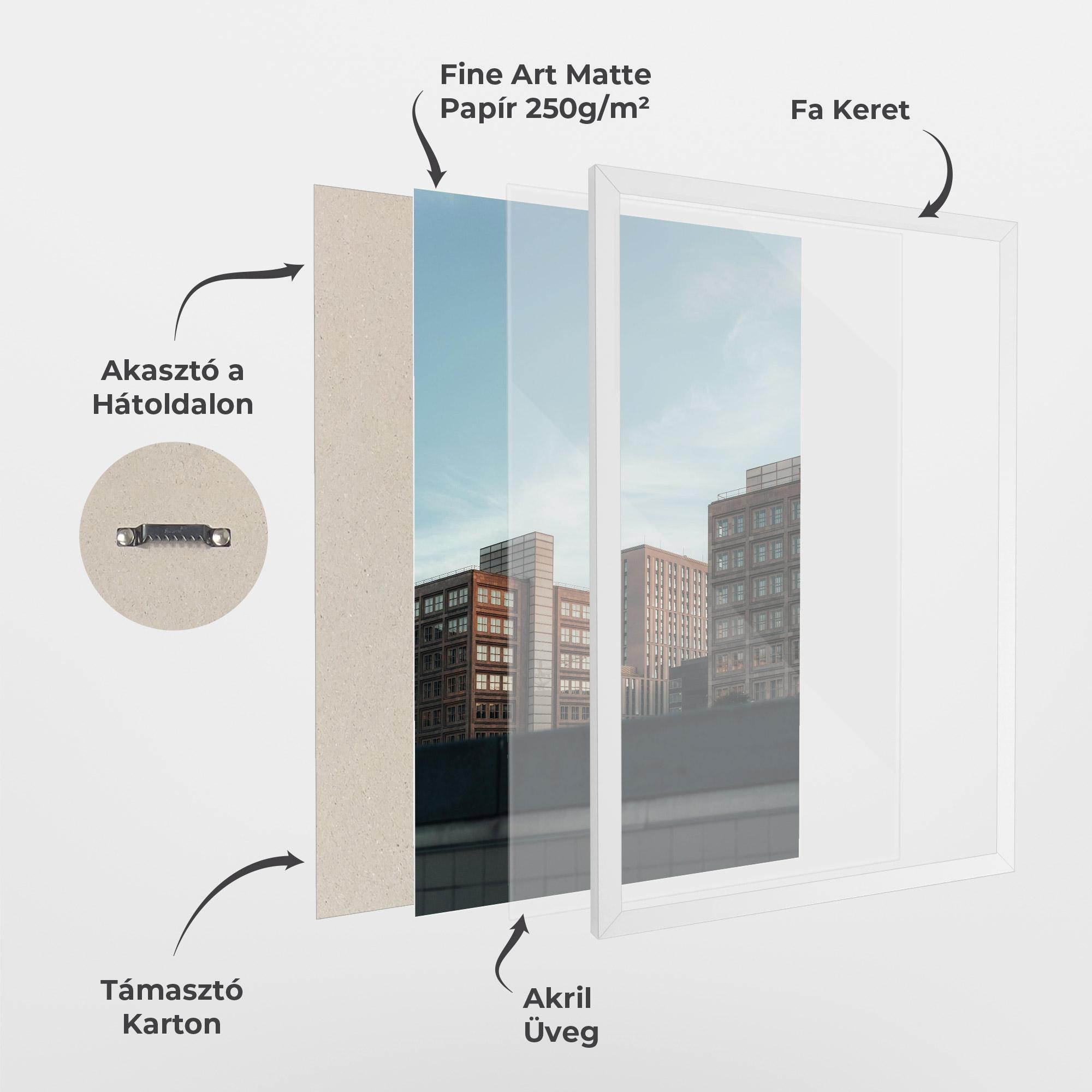 Keretezett Poszter Daylight Building mockup 1