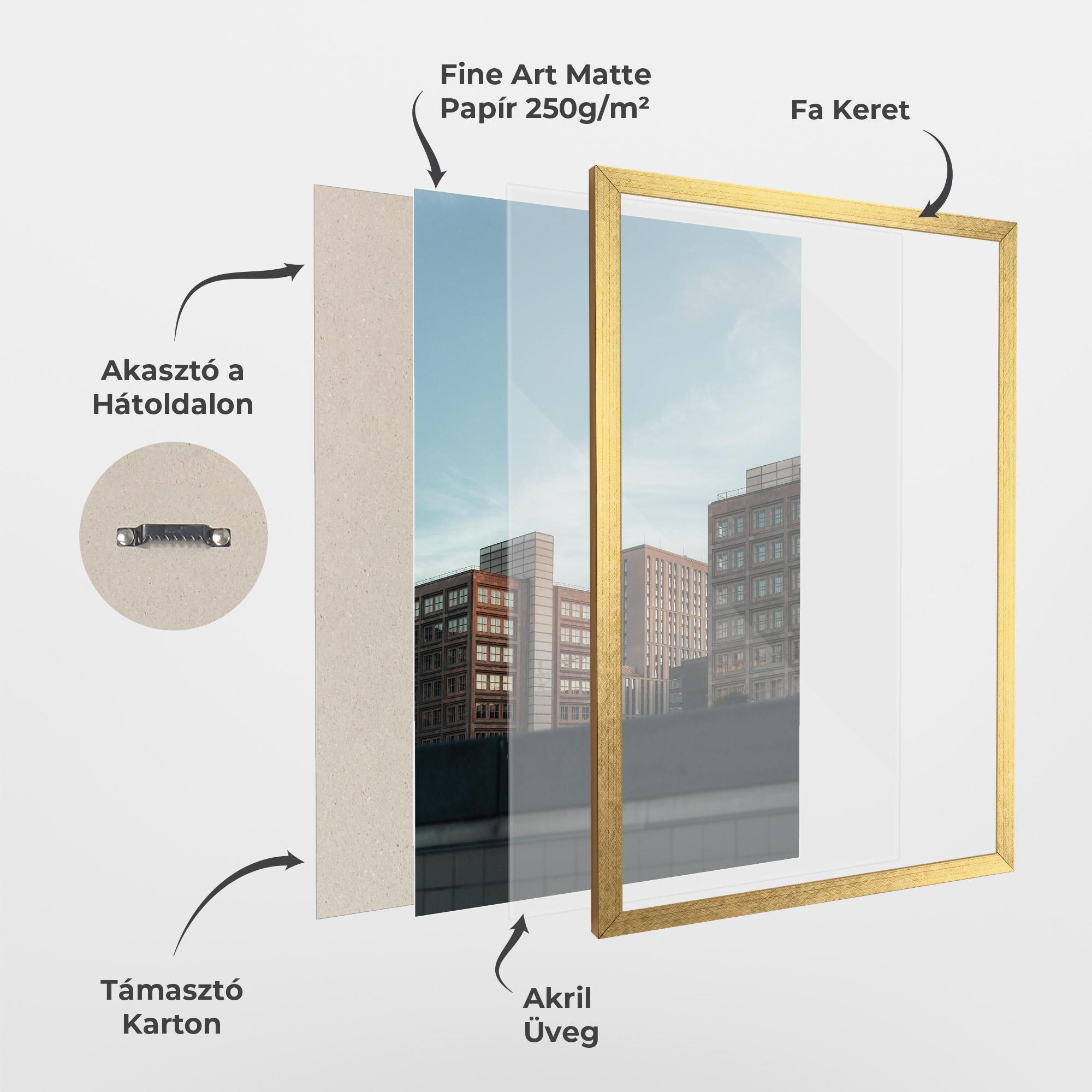 Keretezett Poszter Daylight Building mockup 1