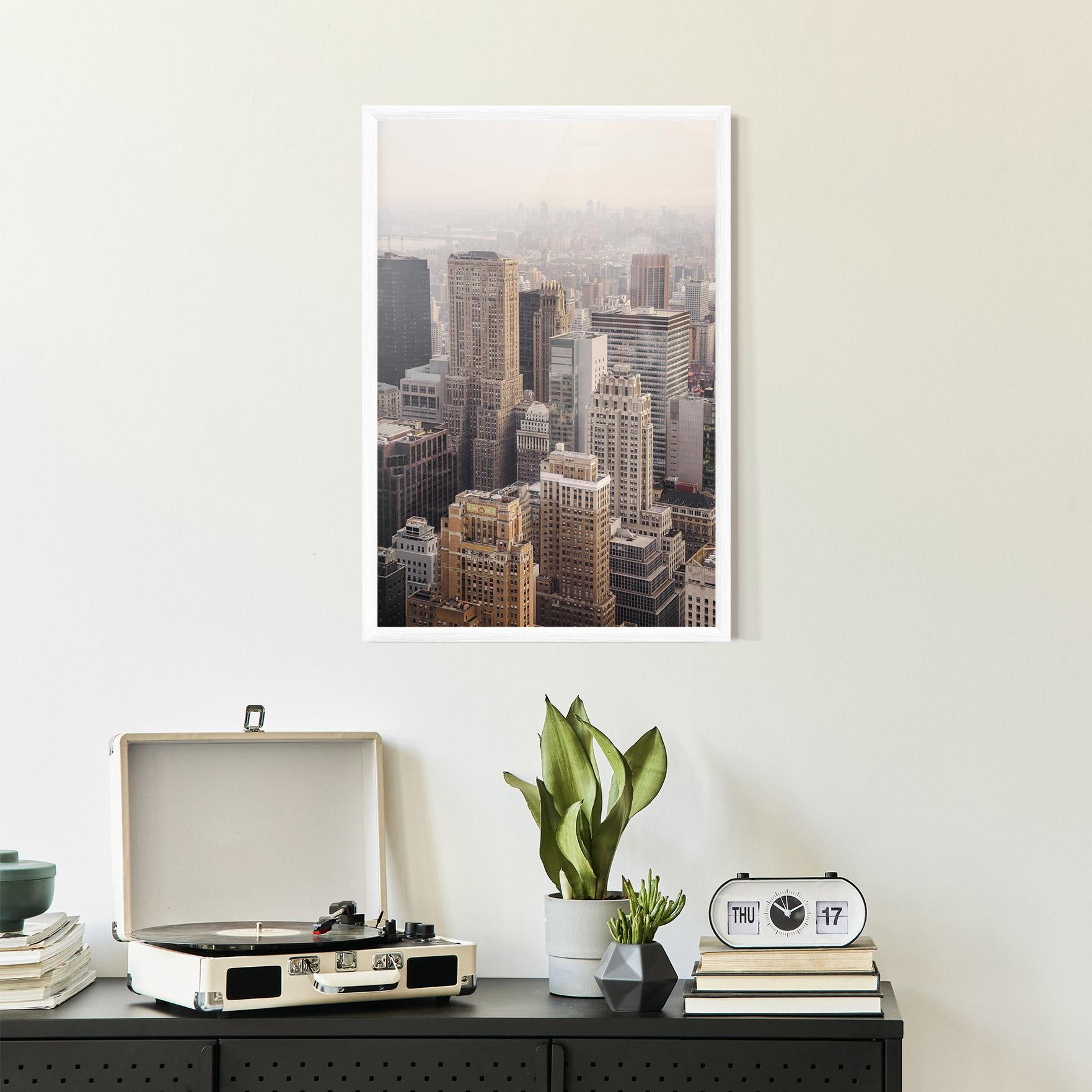 Keretezett Poszter Cream Tower mockup 2