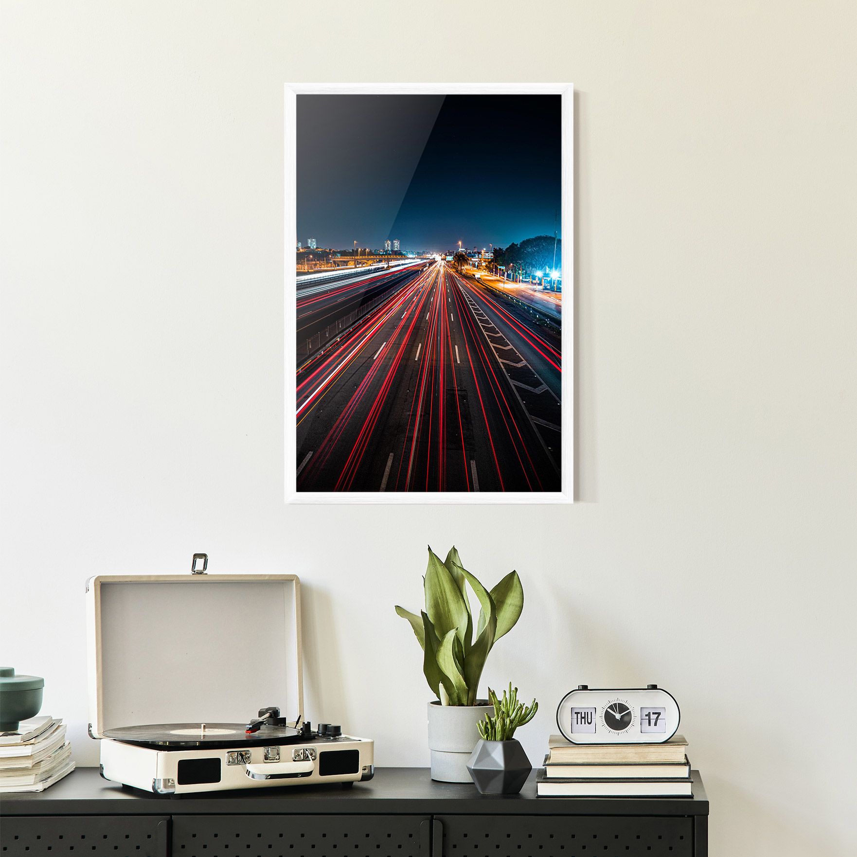 Red Car Lightgs mockup 2