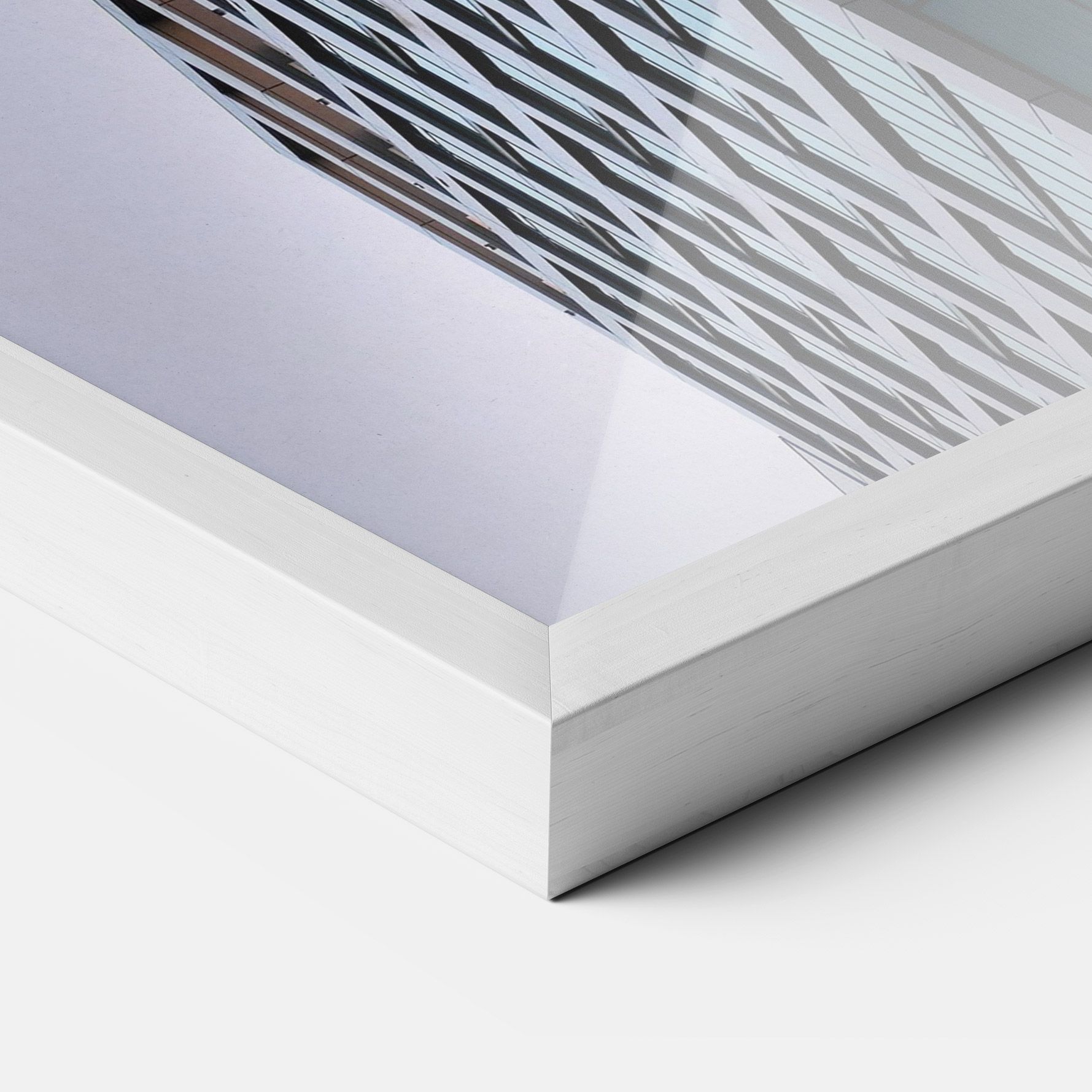 Blue Glass Building mockup 3