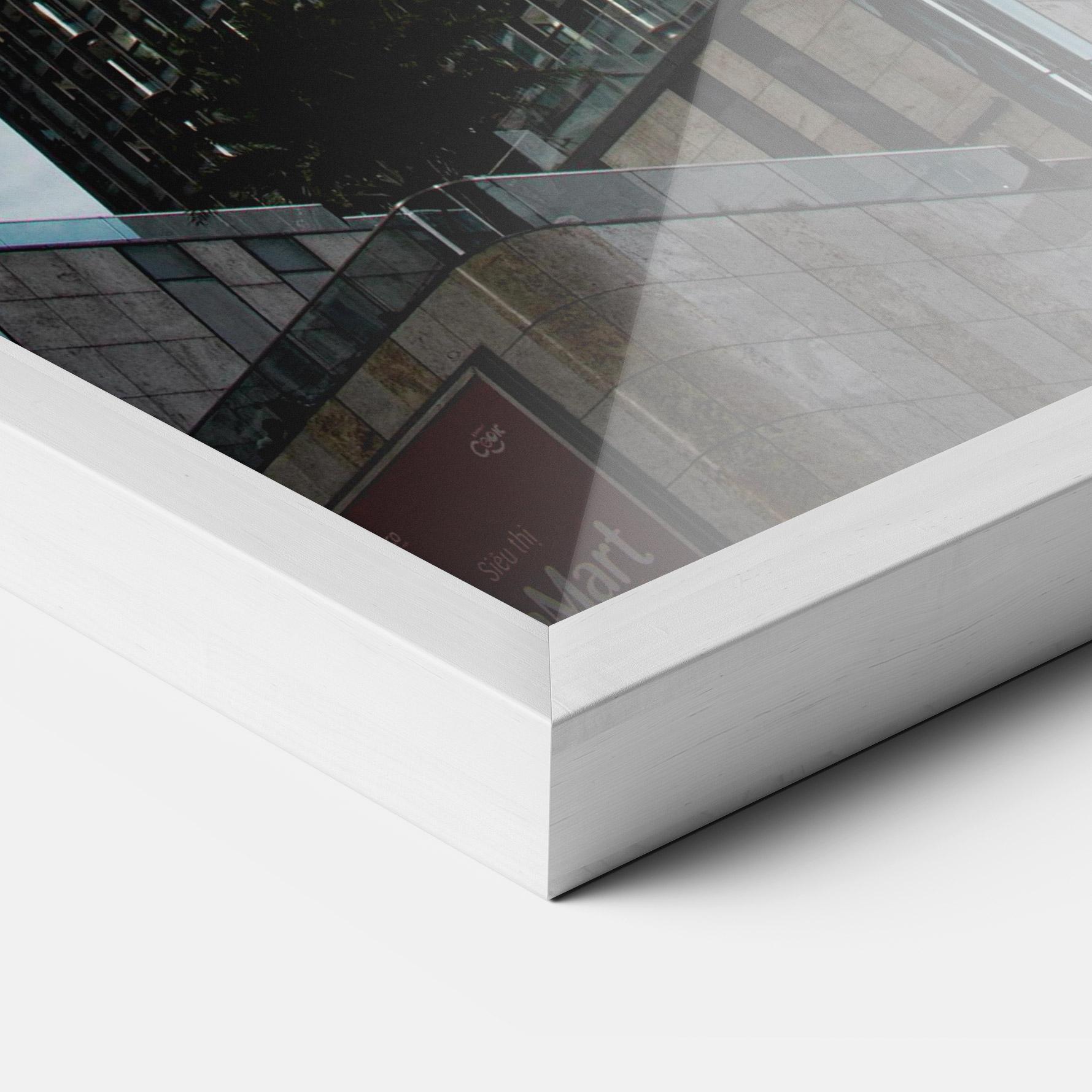 Keretezett Poszter High Building Sky mockup 3