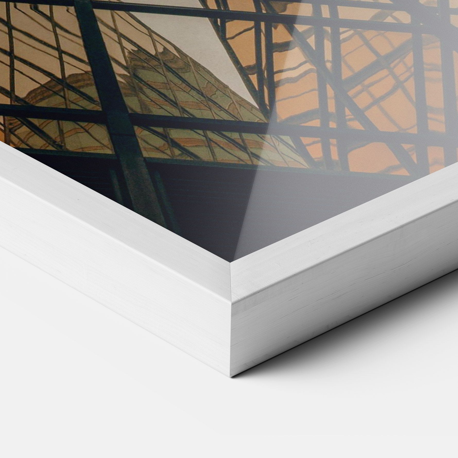 Orange Glass Building mockup 3