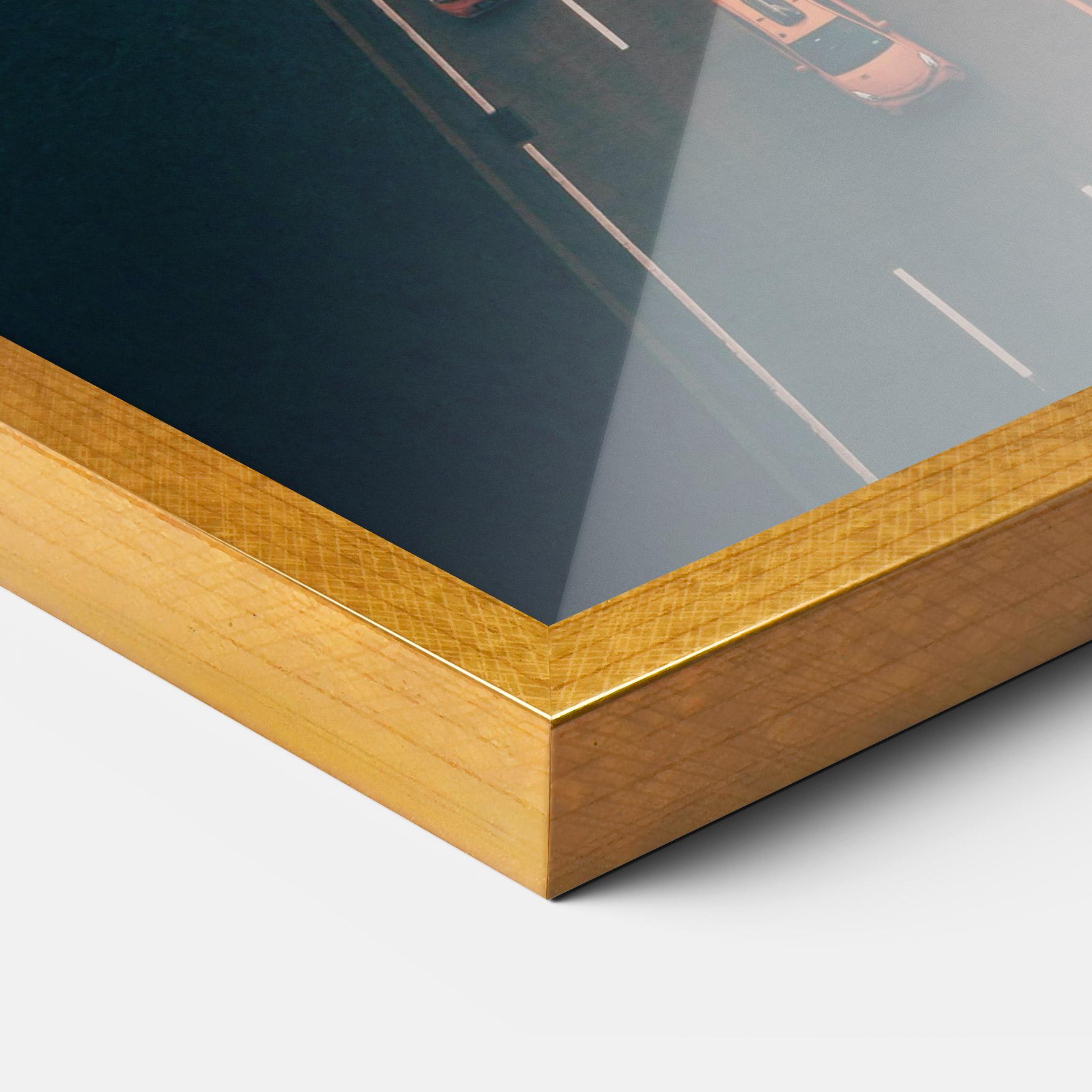 Keretezett Poszter Above City mockup 3