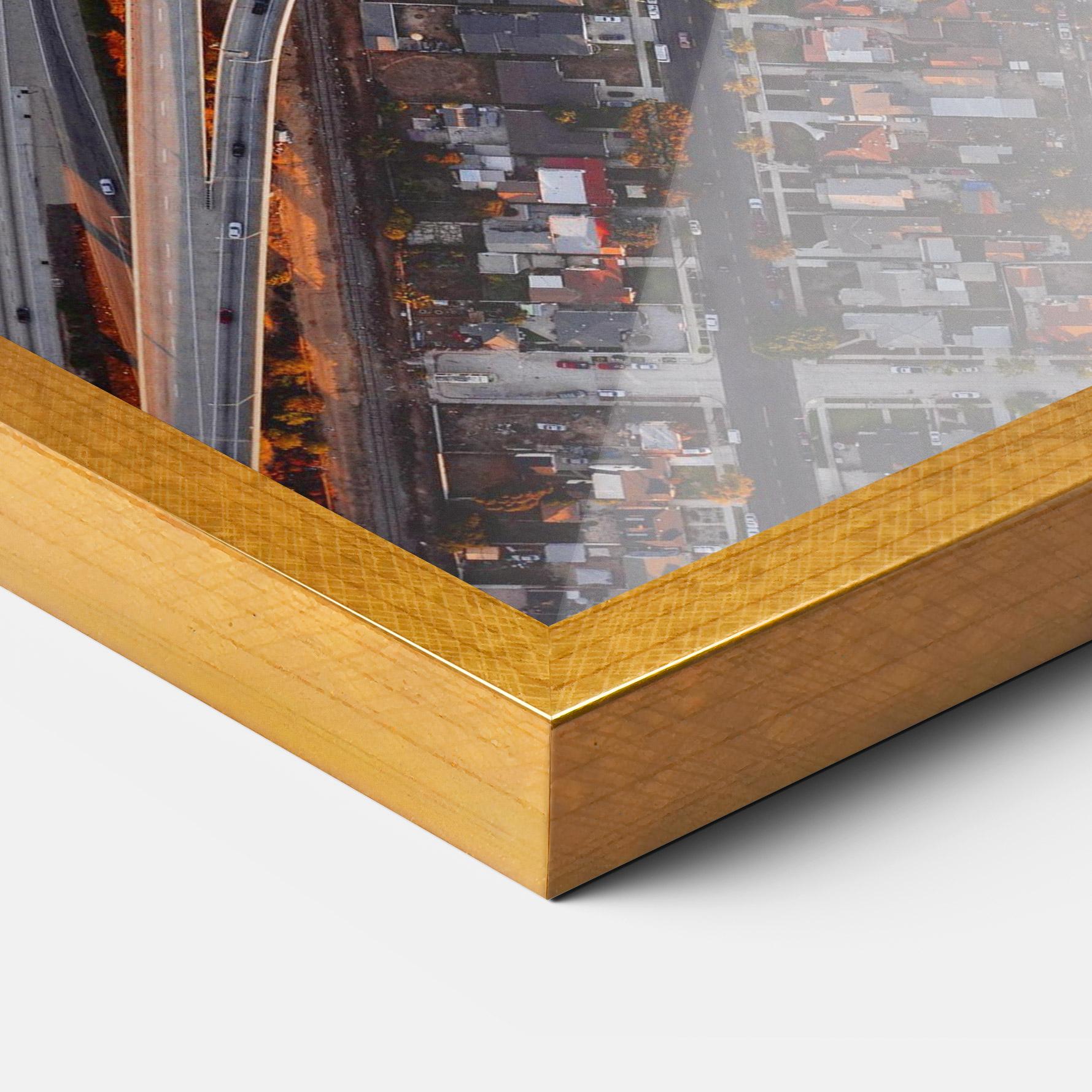 Keretezett Poszter Big Road City mockup 3