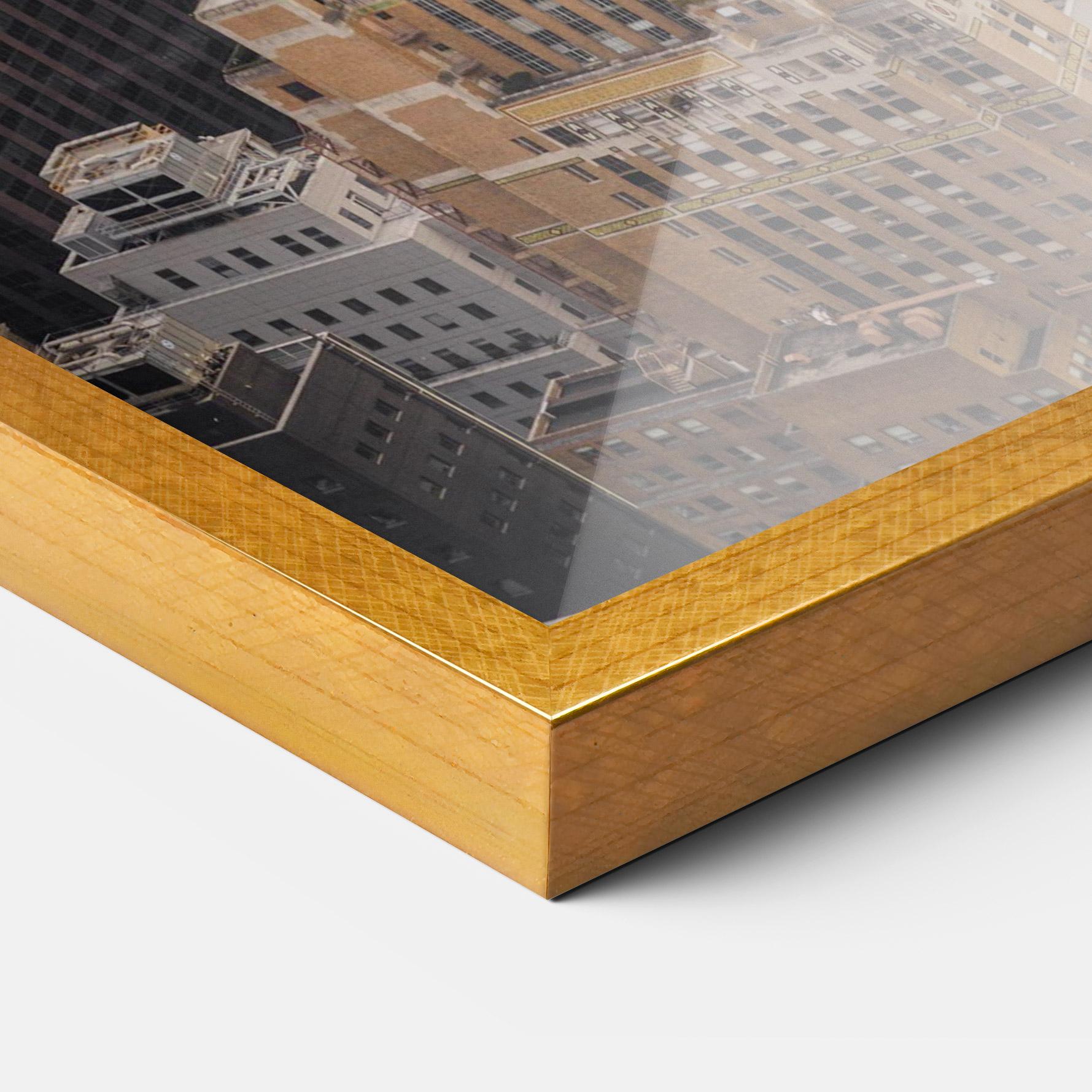 Keretezett Poszter Cream Tower mockup 3