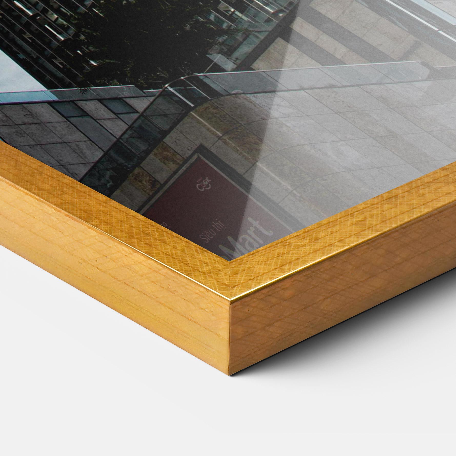 Keretezett Poszter High Building Sky mockup 3