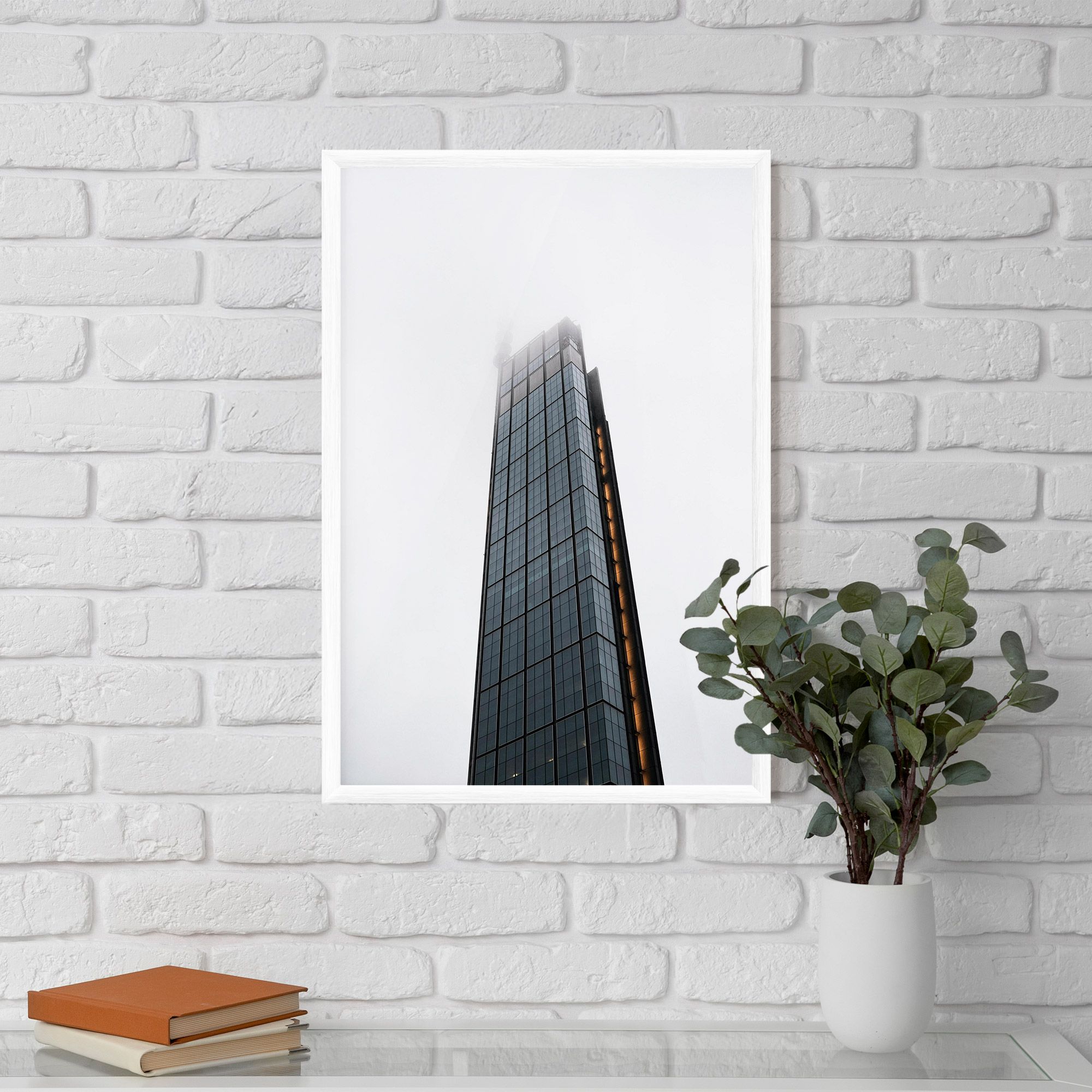 Foggy High Building mockup 5