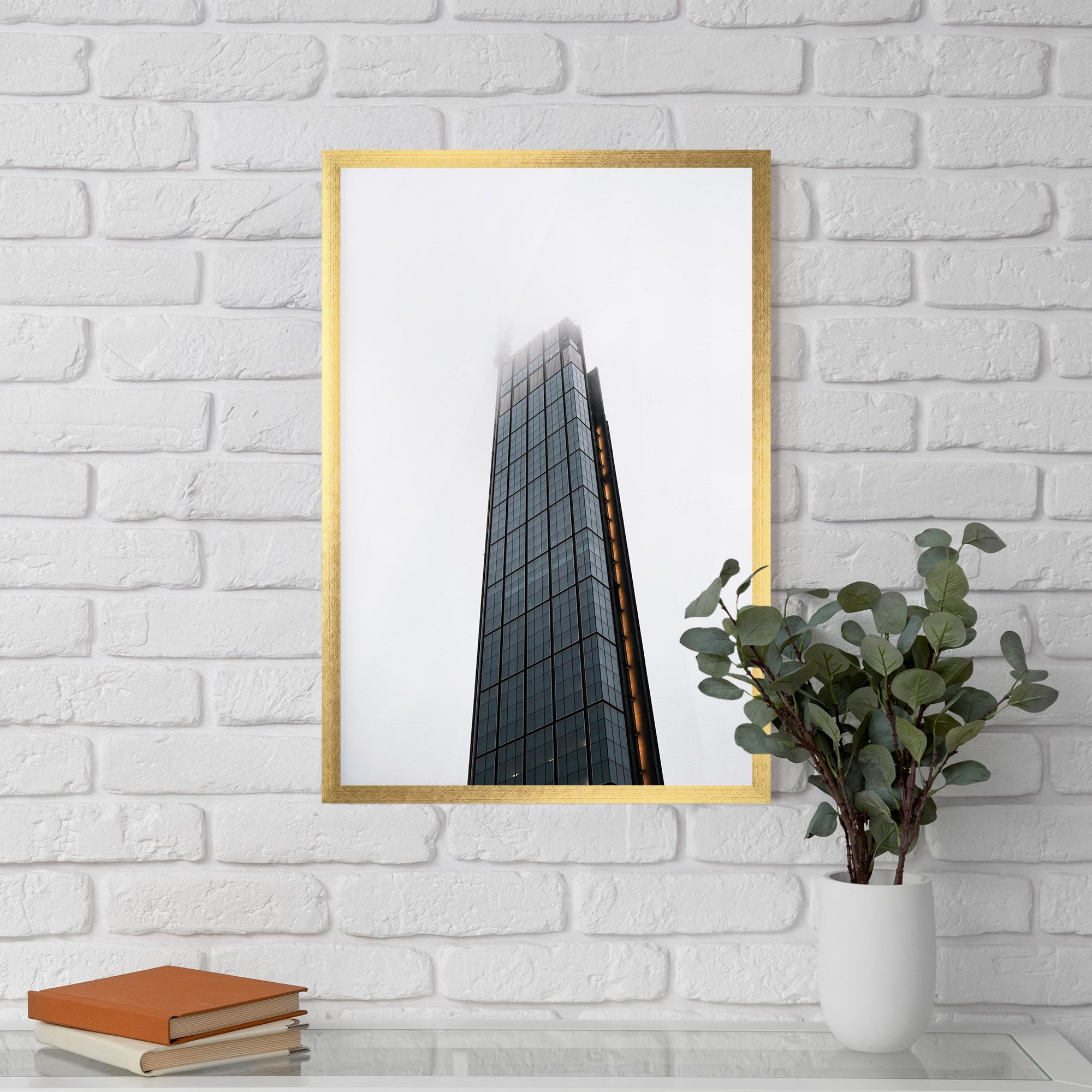 Foggy High Building mockup 5