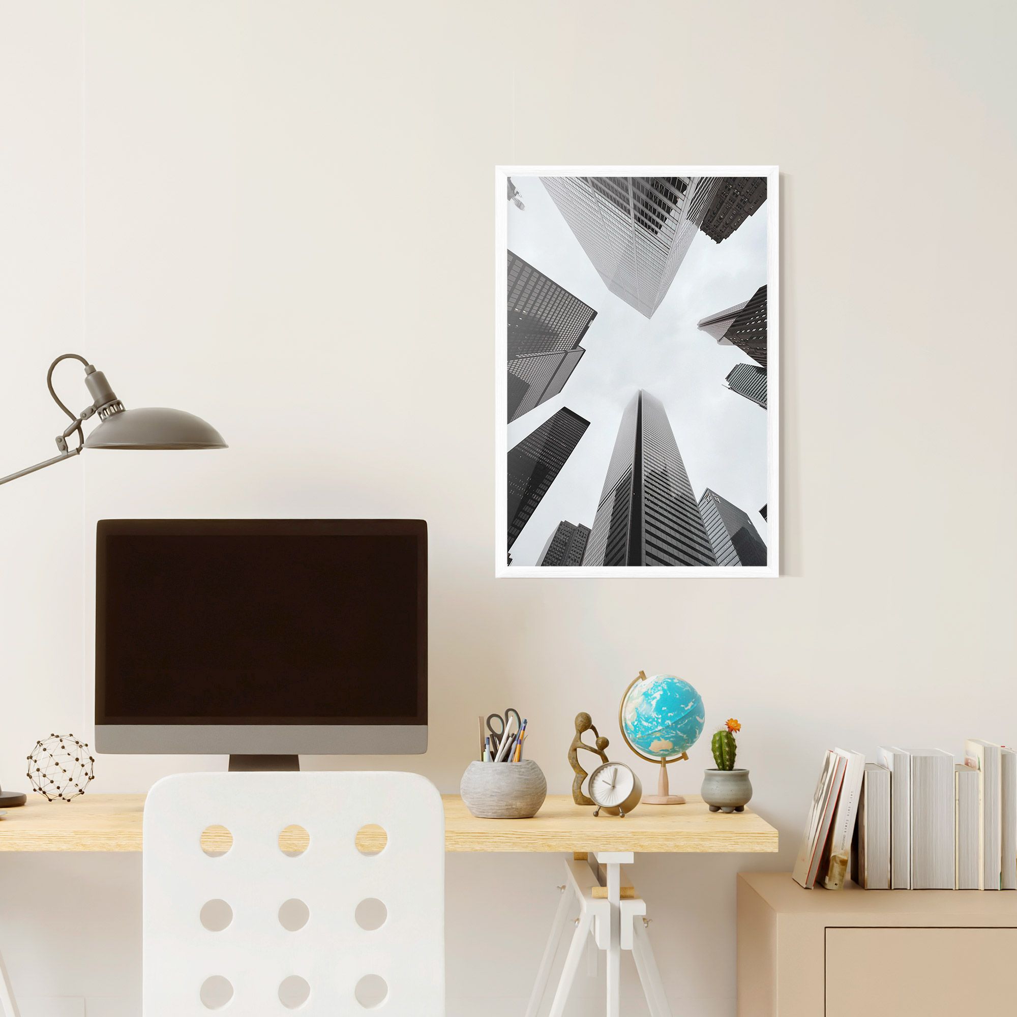 High Grey Building mockup 6