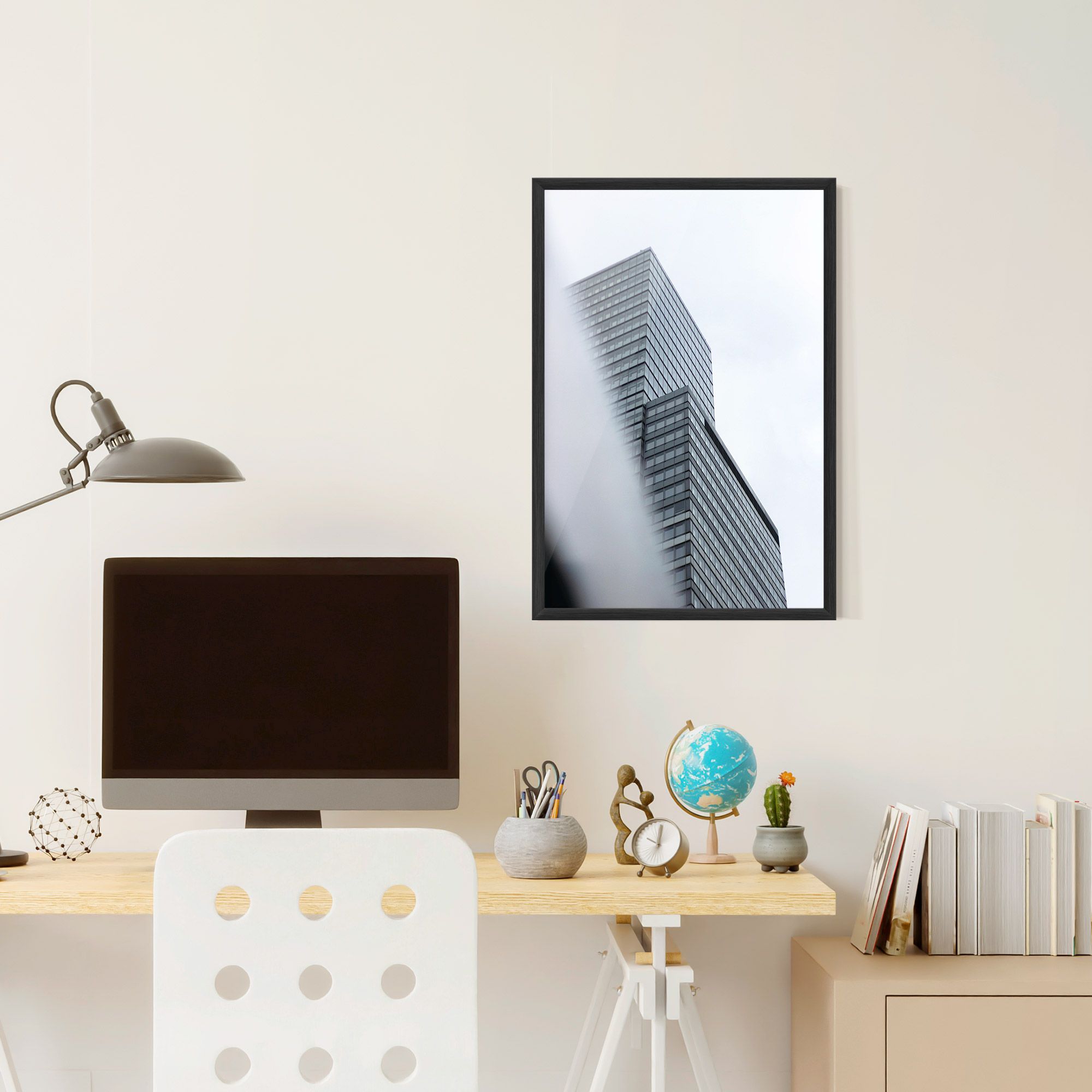 Grey White Building mockup 6