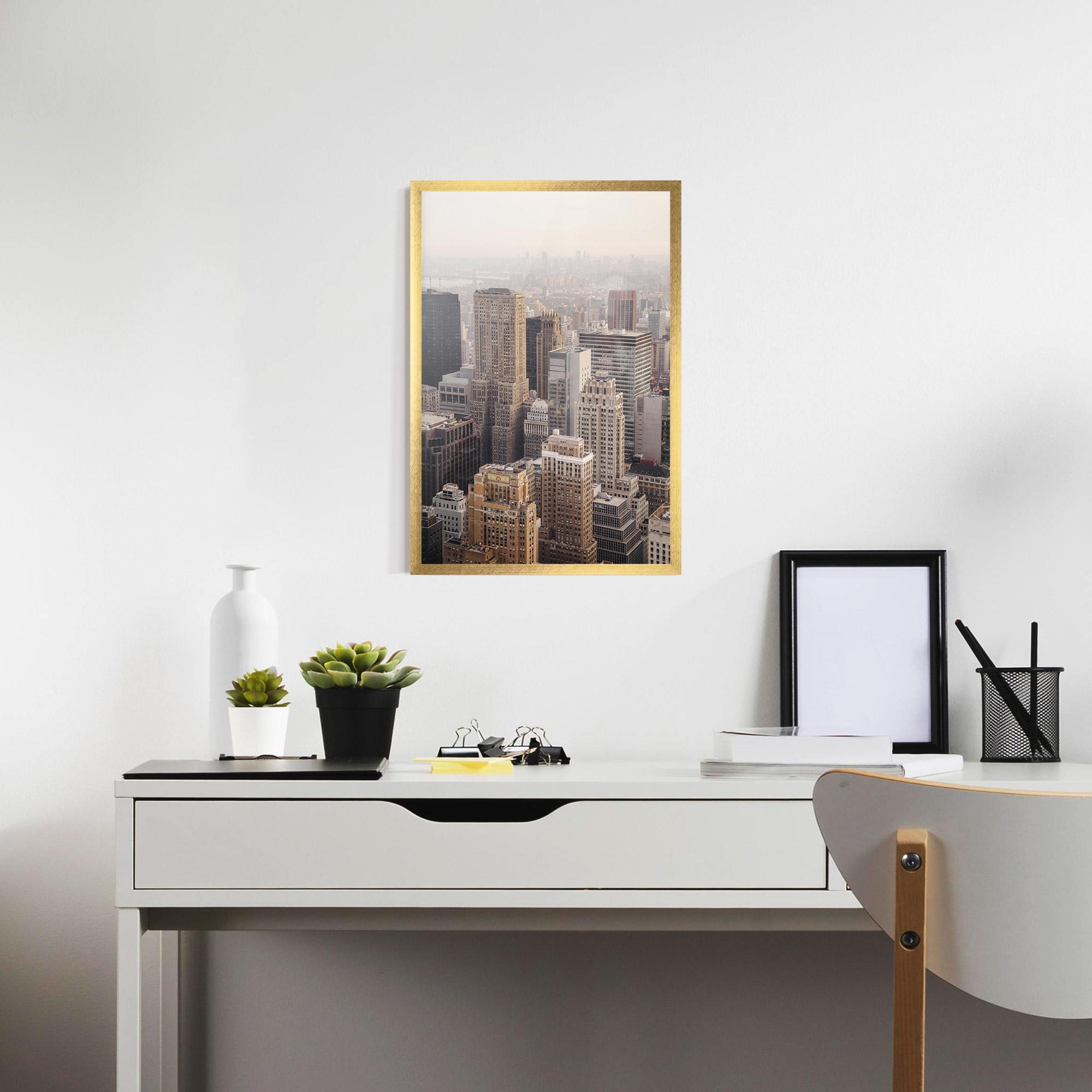 Keretezett Poszter Cream Tower mockup 7