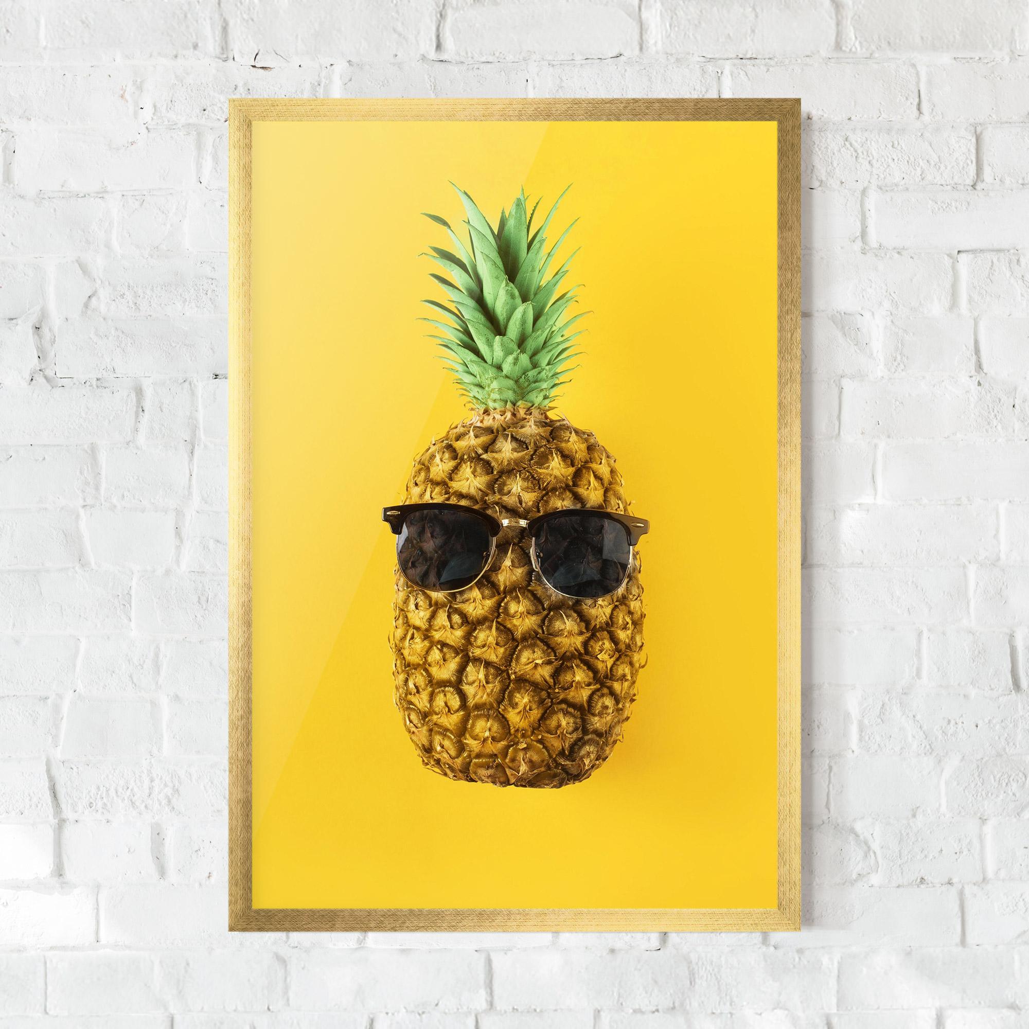 Keretezett Poszter Fresh Pineapple mockup 0