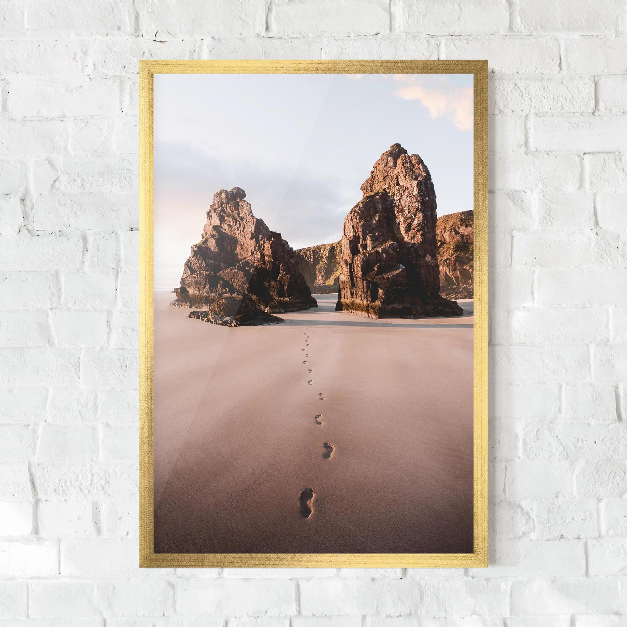 Keretezett Poszter Sand Mark mockup 0