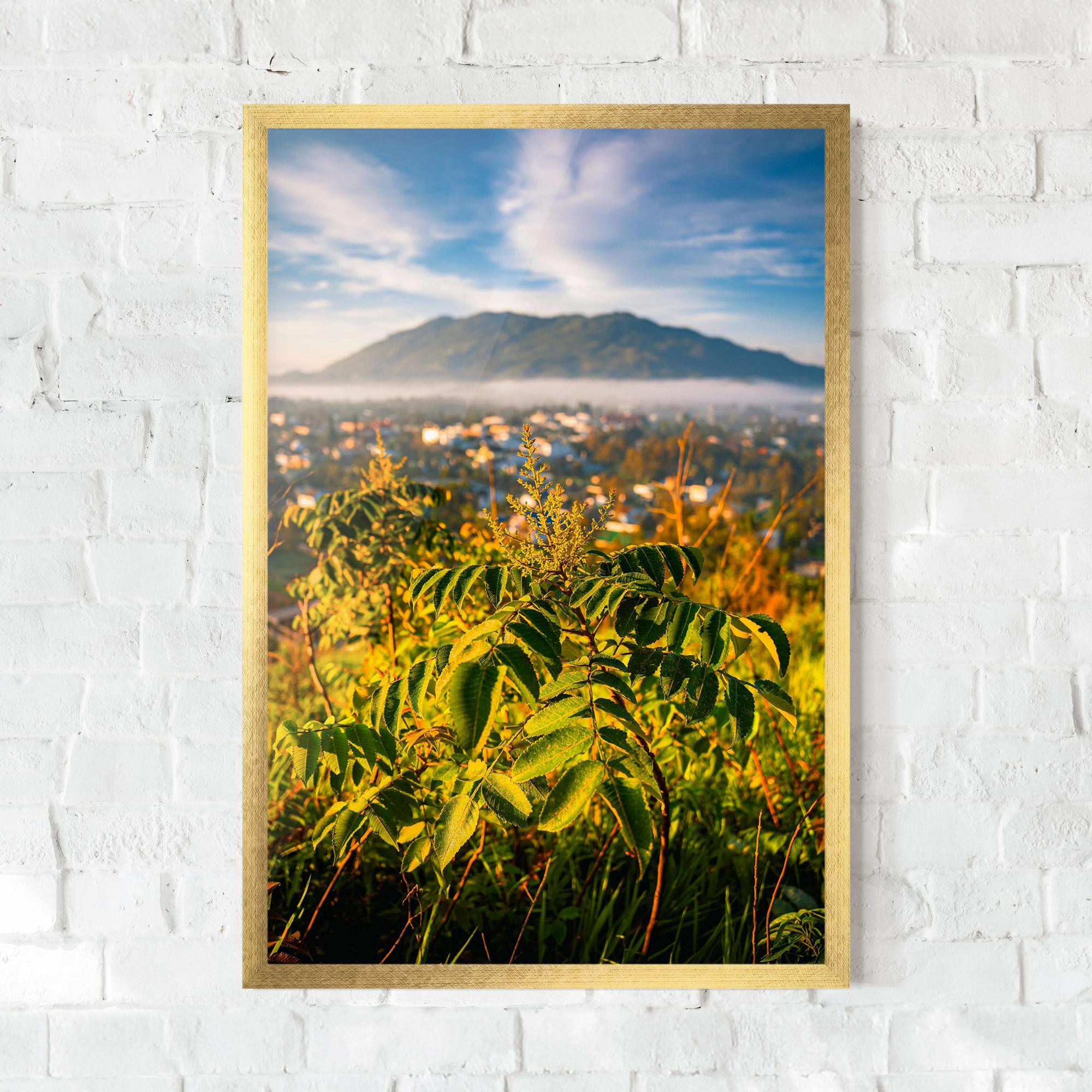 Keretezett Poszter Summer Leaves mockup 0