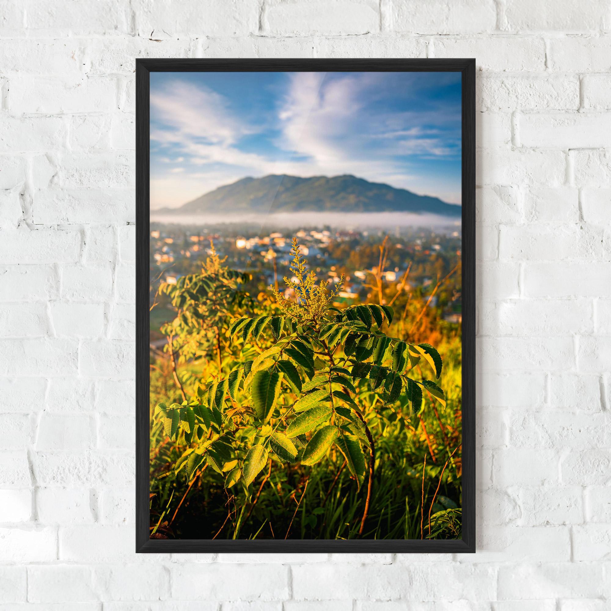 Keretezett Poszter Summer Leaves mockup 0