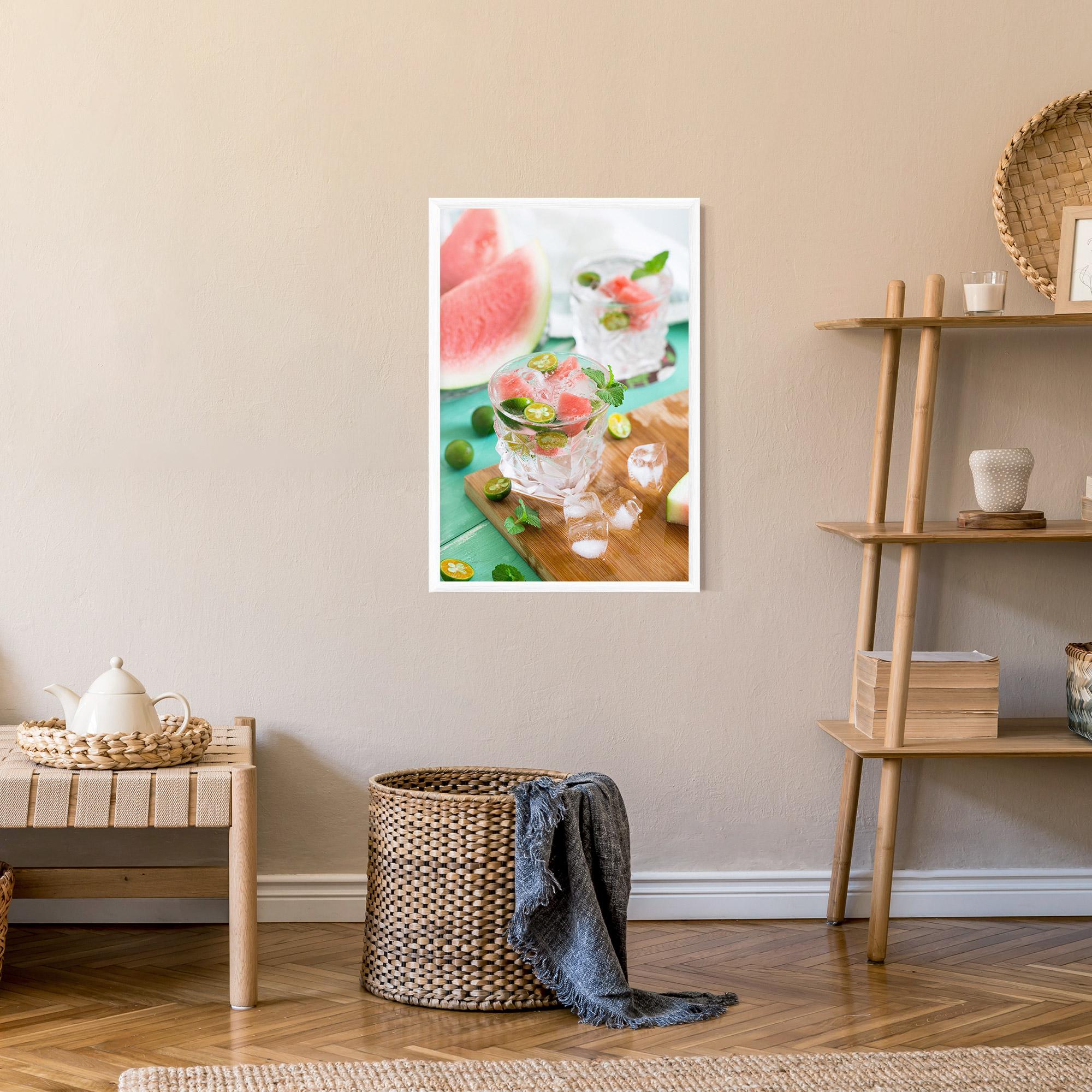 Keretezett Poszter Summer Drink mockup 9