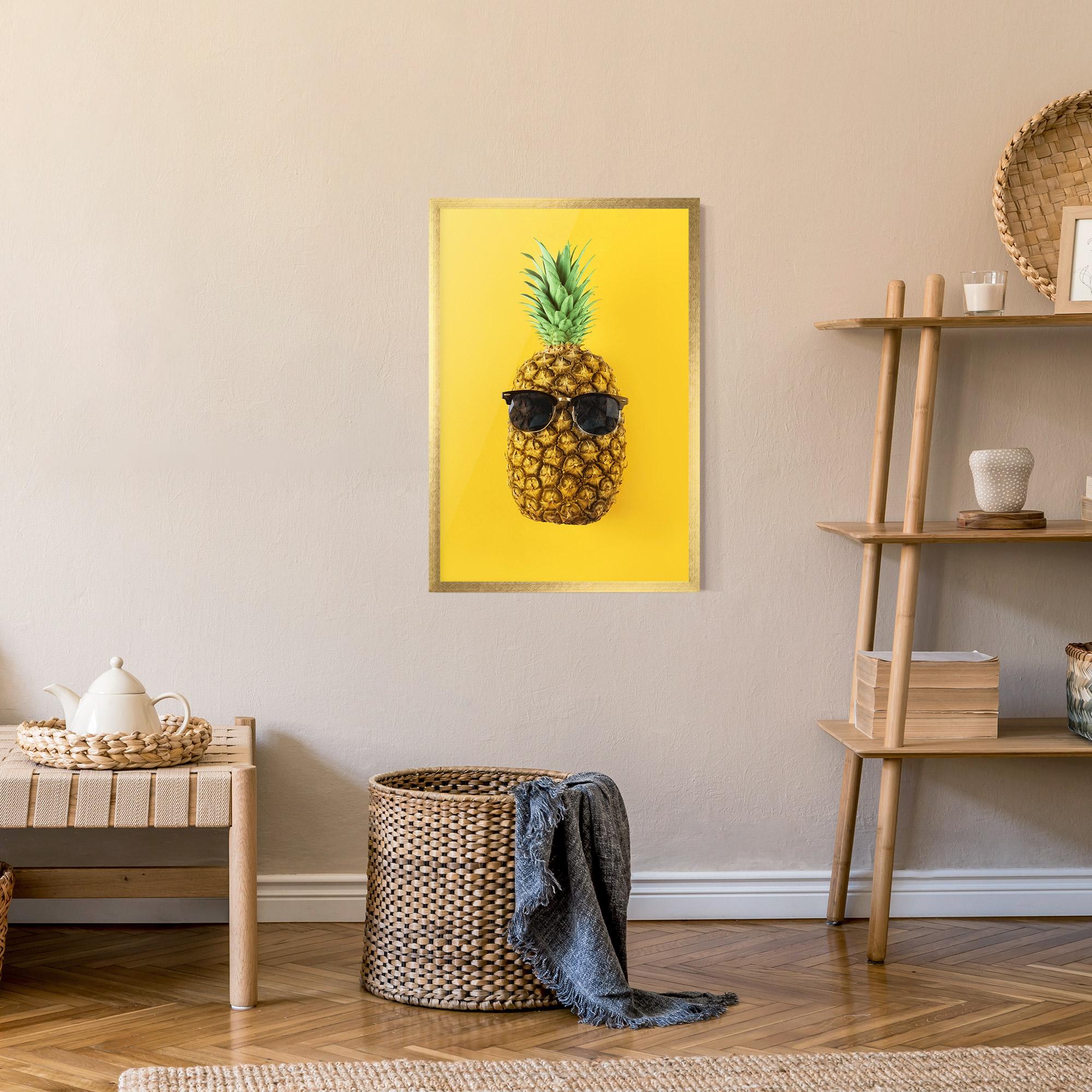Keretezett Poszter Fresh Pineapple mockup 9