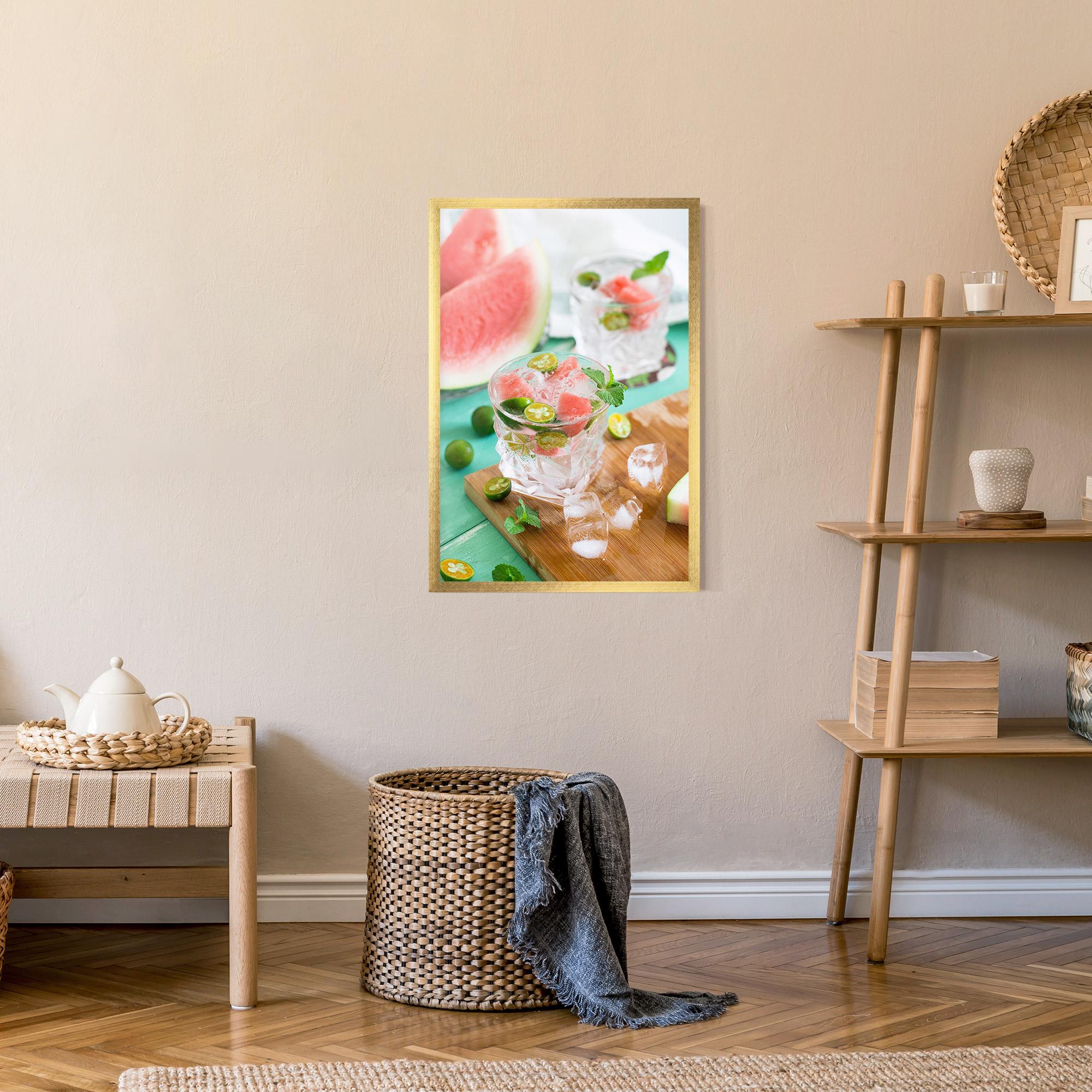 Keretezett Poszter Summer Drink mockup 9