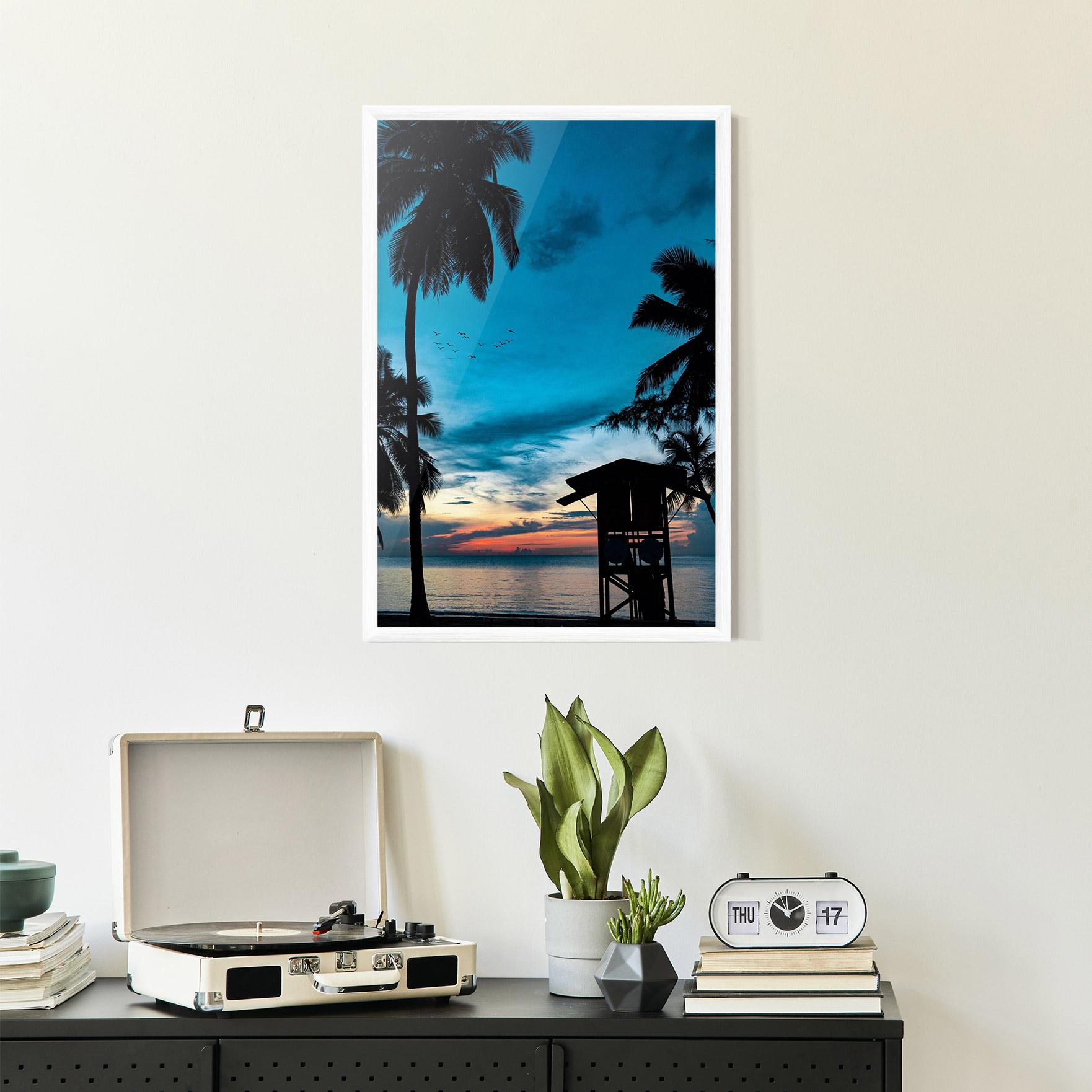 Keretezett Poszter Palm Shilouette mockup 2