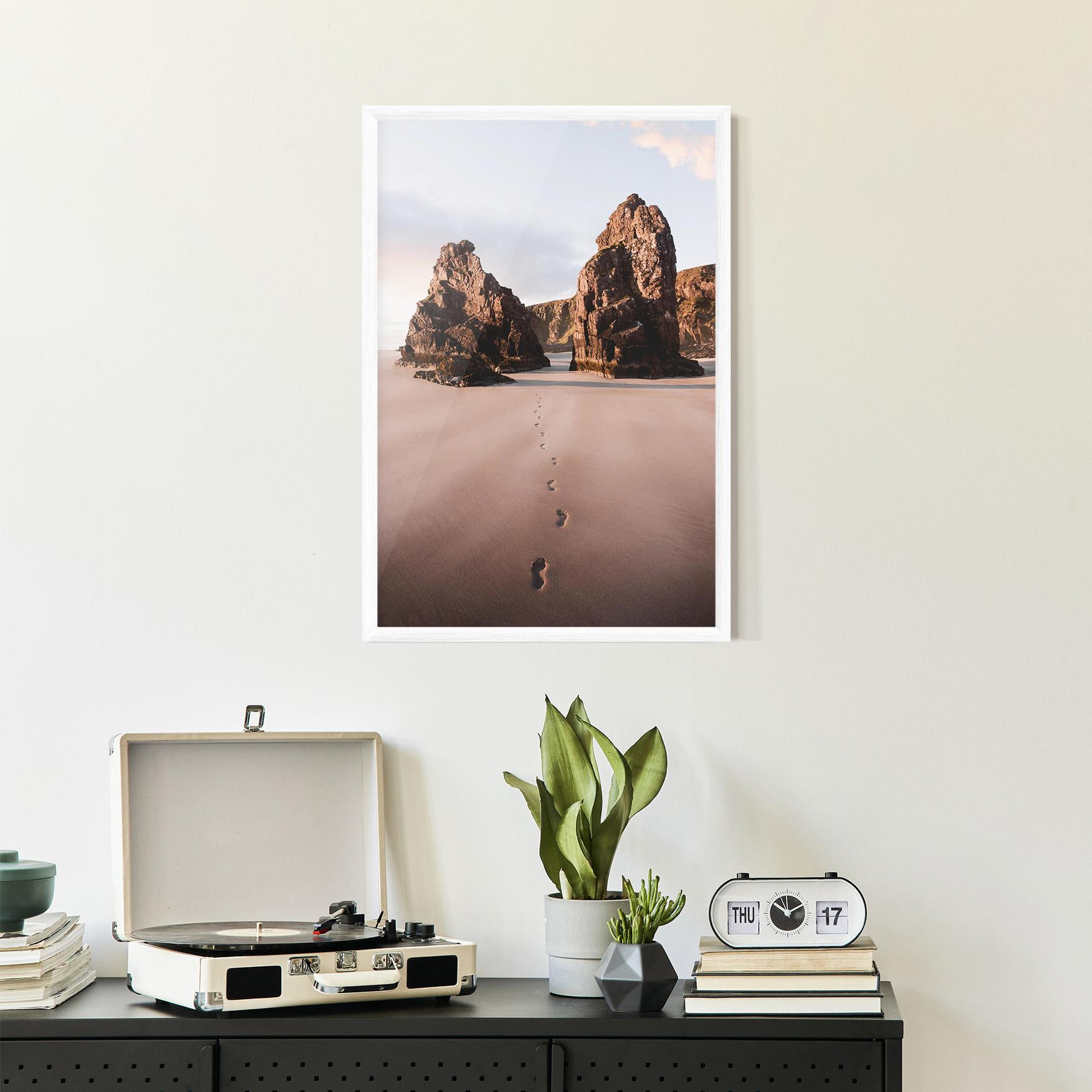 Keretezett Poszter Sand Mark mockup 2