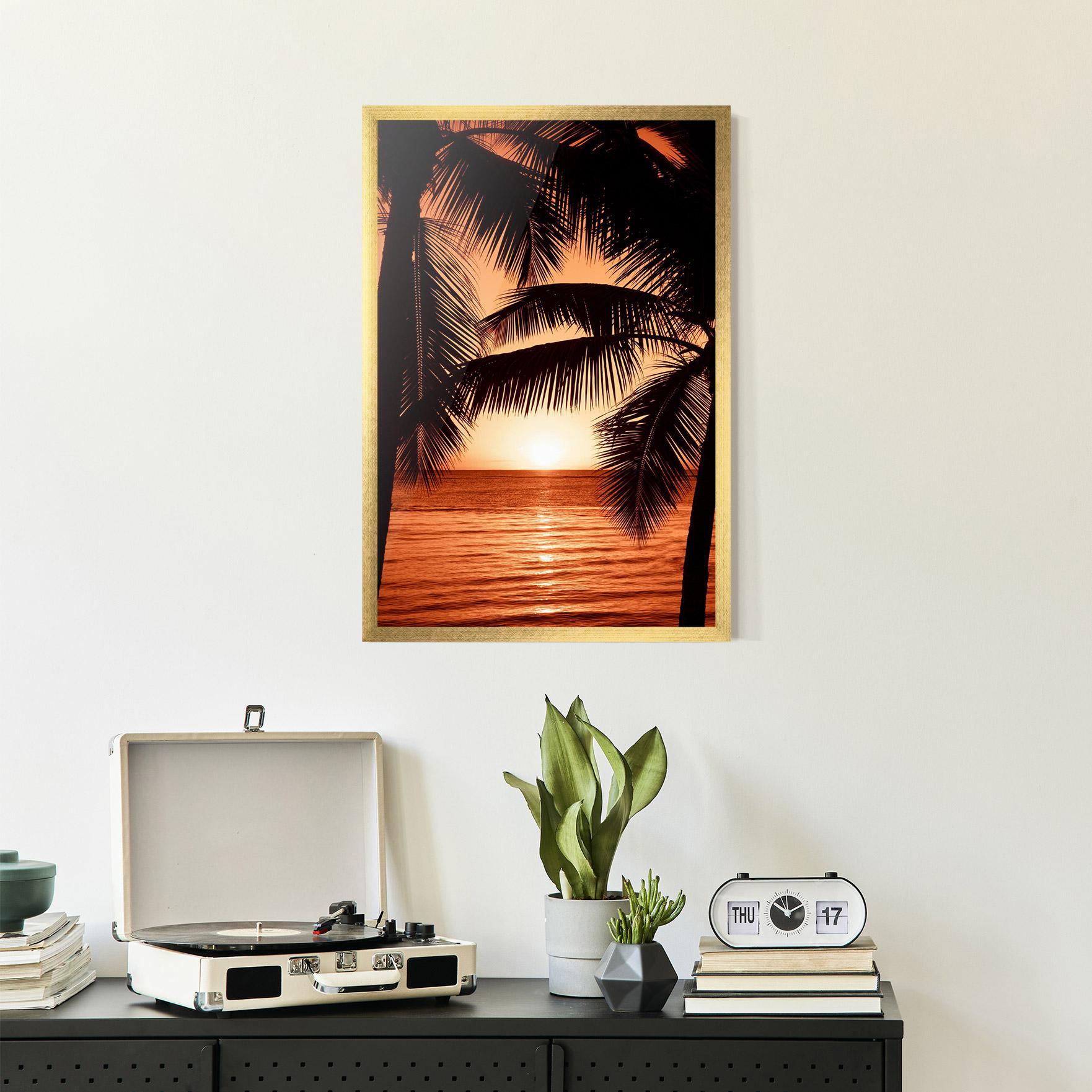 Keretezett Poszter Orange Sea mockup 2