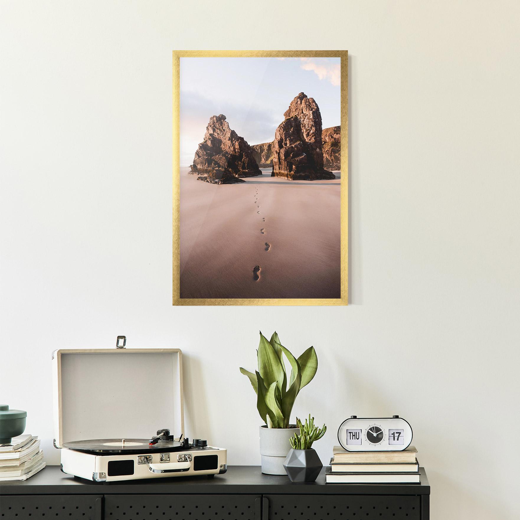 Keretezett Poszter Sand Mark mockup 2